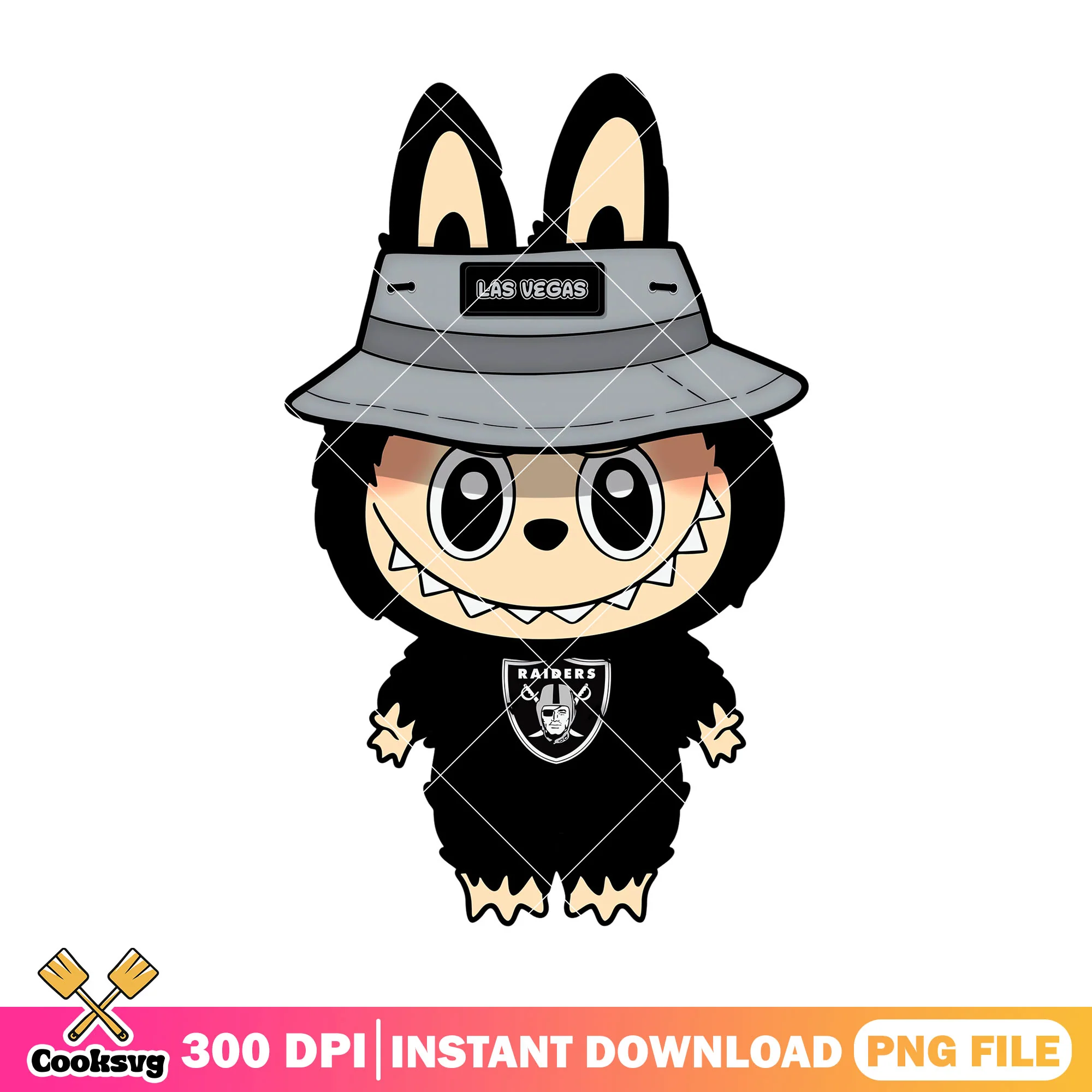 Las vegas labubu baseball team png, labubu black png, labubu cute png