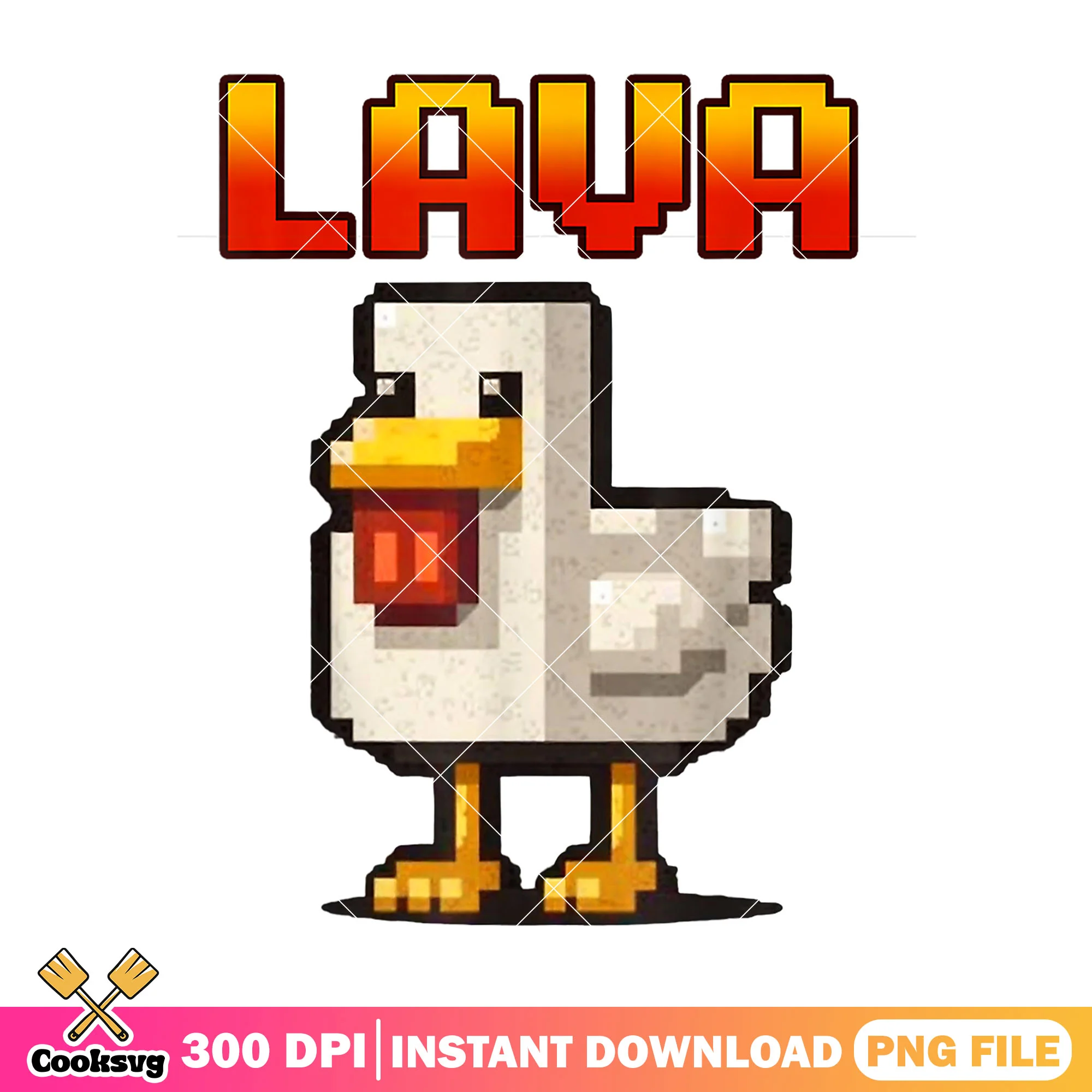 Lava chicken a minecraft movie png, steve's lava chicken png, lava chicken png