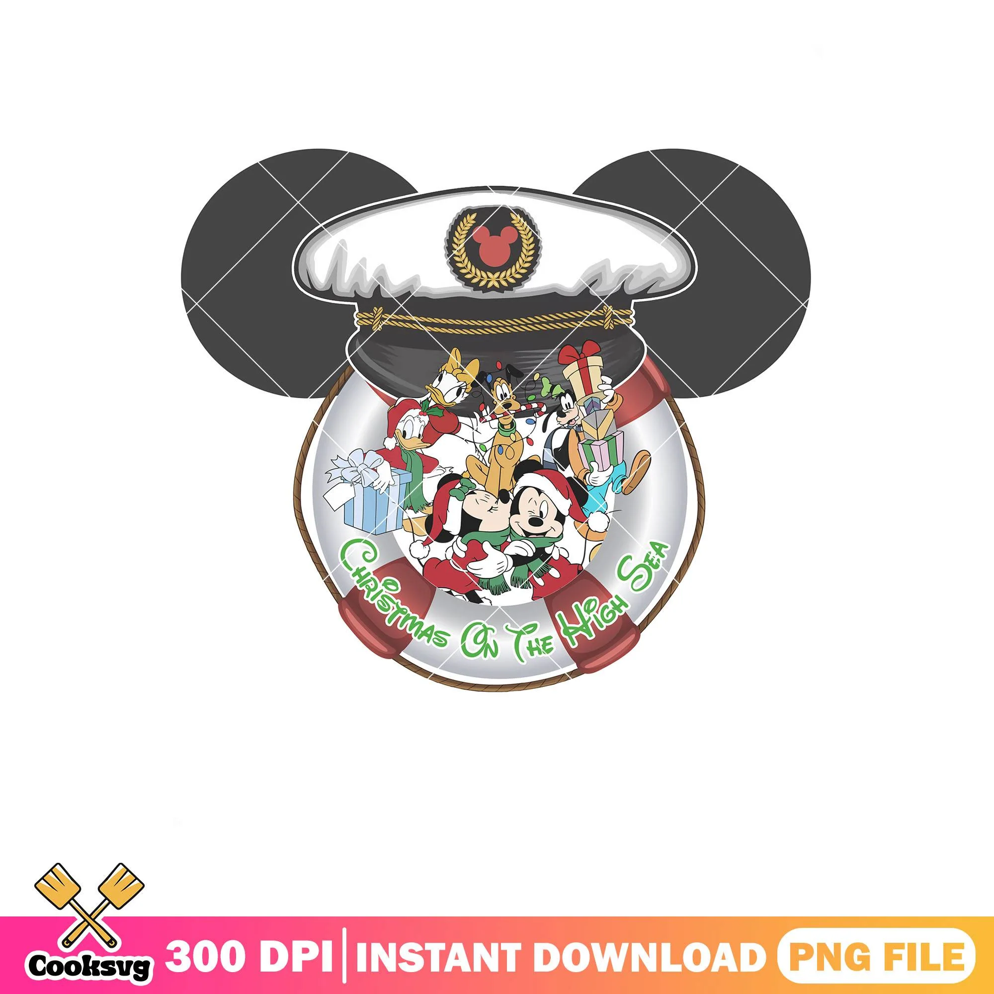 Lifebuoy cruise disney png, christmas vibes png, disney cruise png