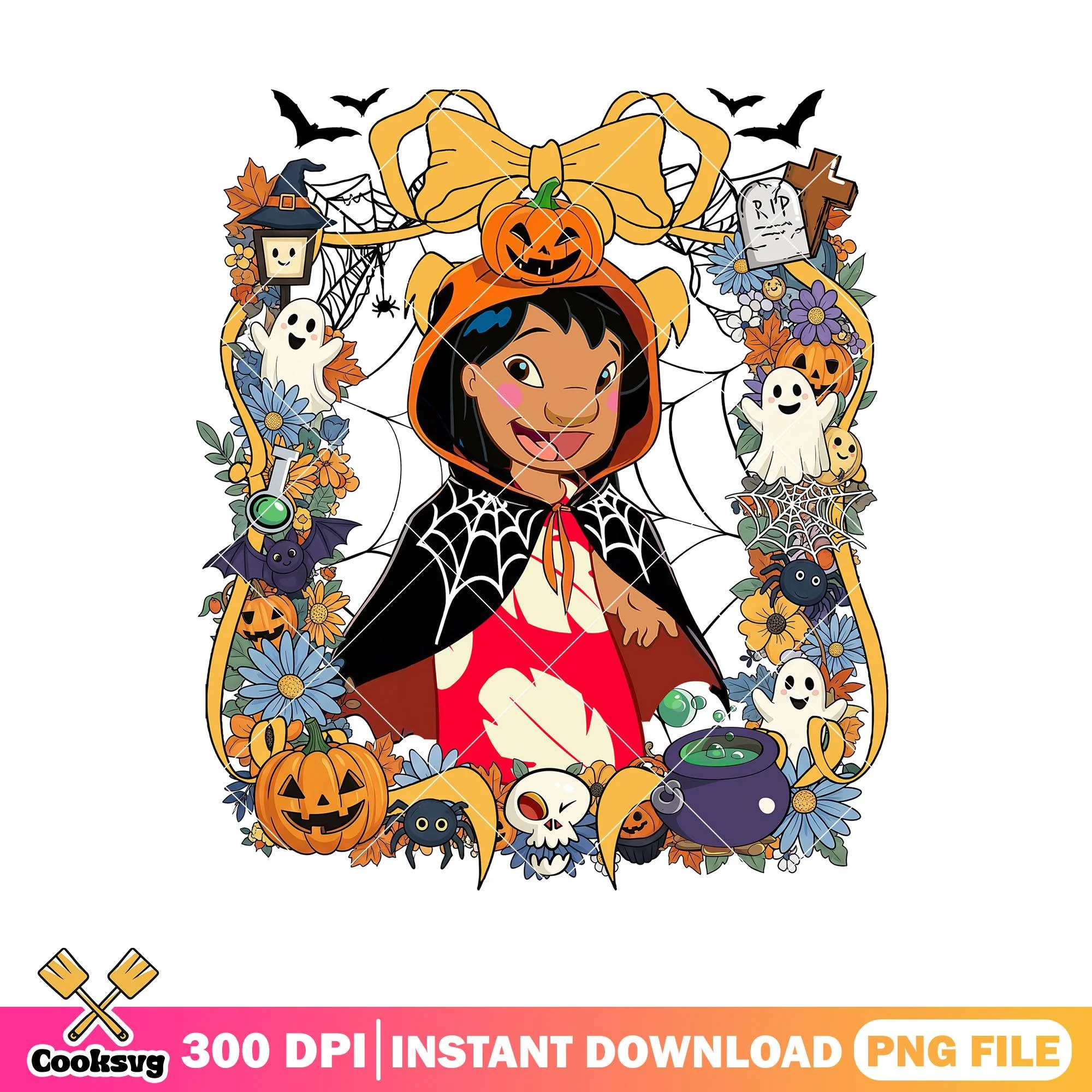 Lilo pelekai halloween png, disney lilo pelekai png, halloween png