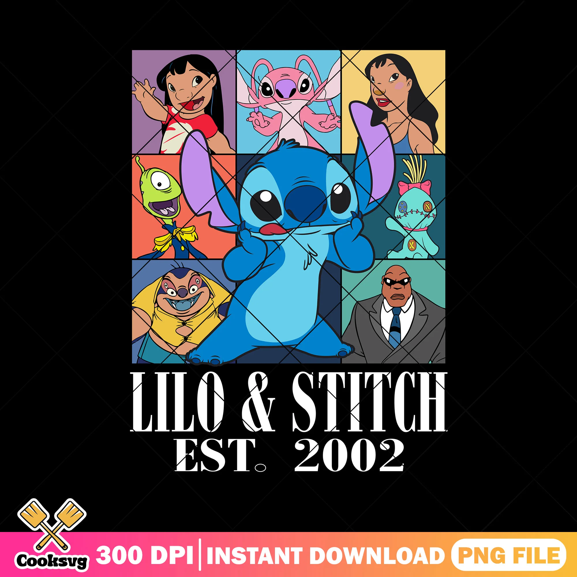 Lilo stitch est 2002 friends png, lilo stitch png, stitch est png