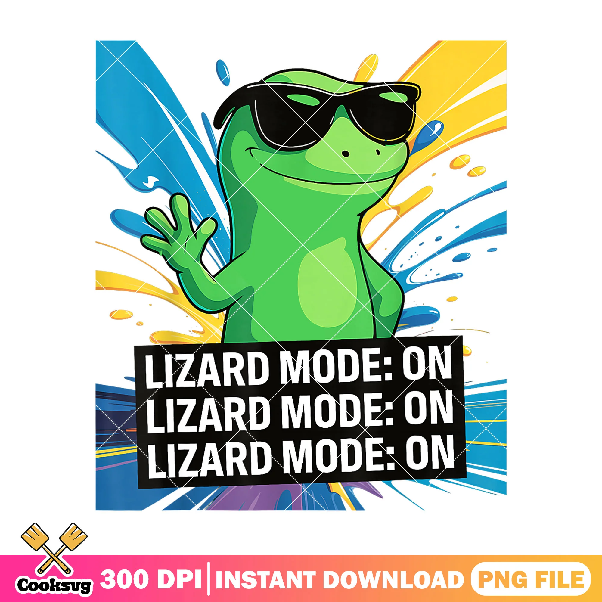 Lizard mode on design png, lizard funny svg, lizard meme png