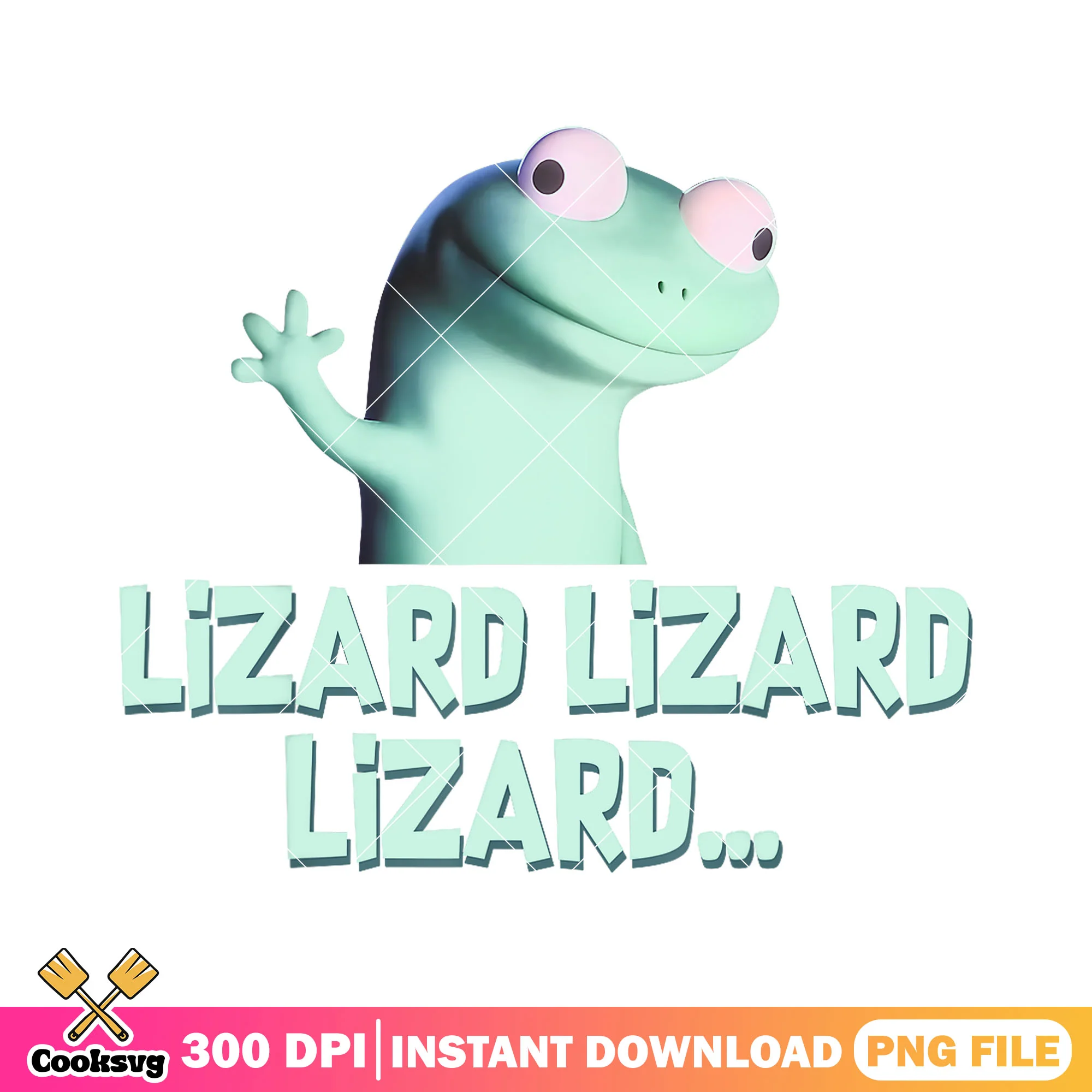 Lizard say hello png file, lizard meme png, lizard lizard lizard png