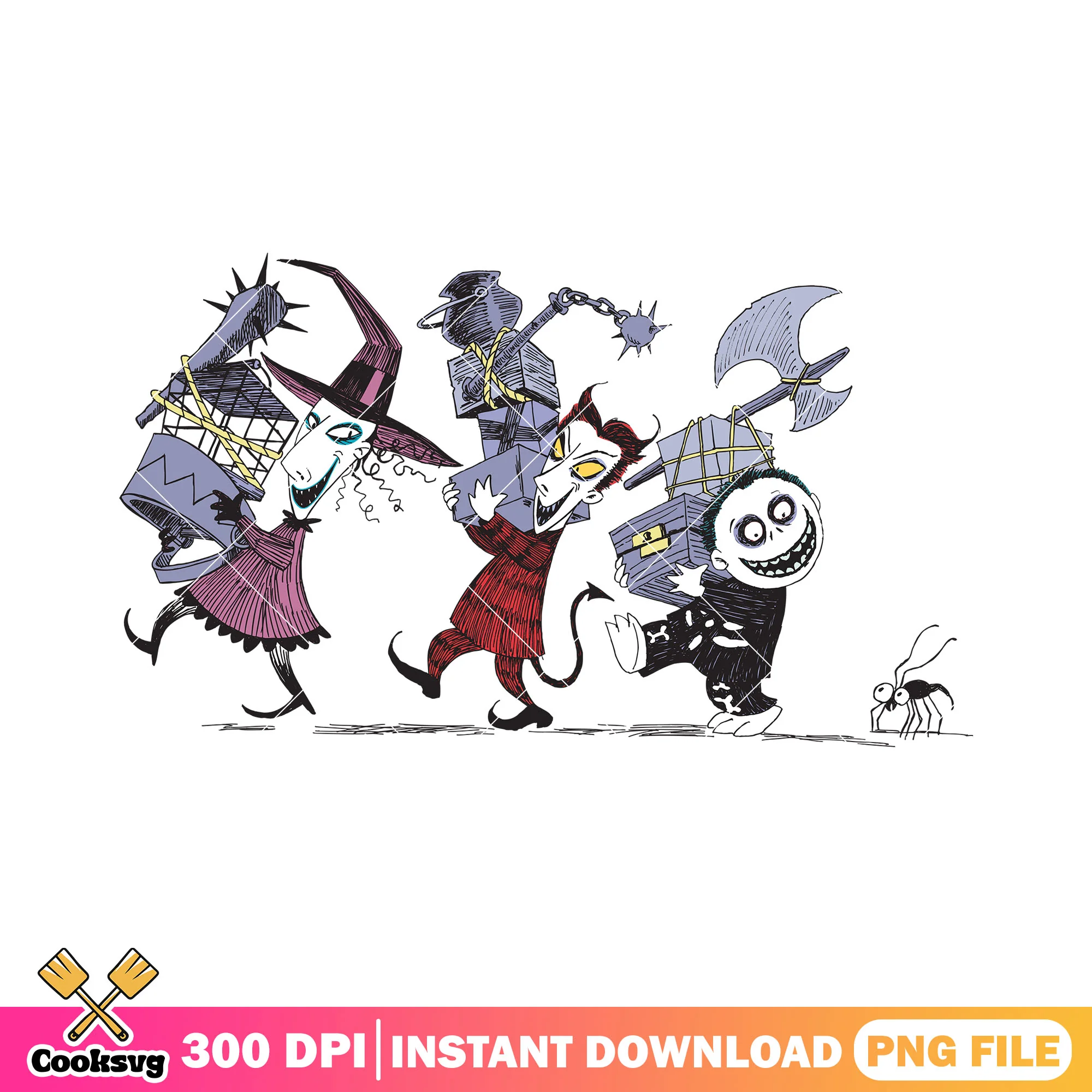 Lock horror file design png, horror lock png, halloween day png