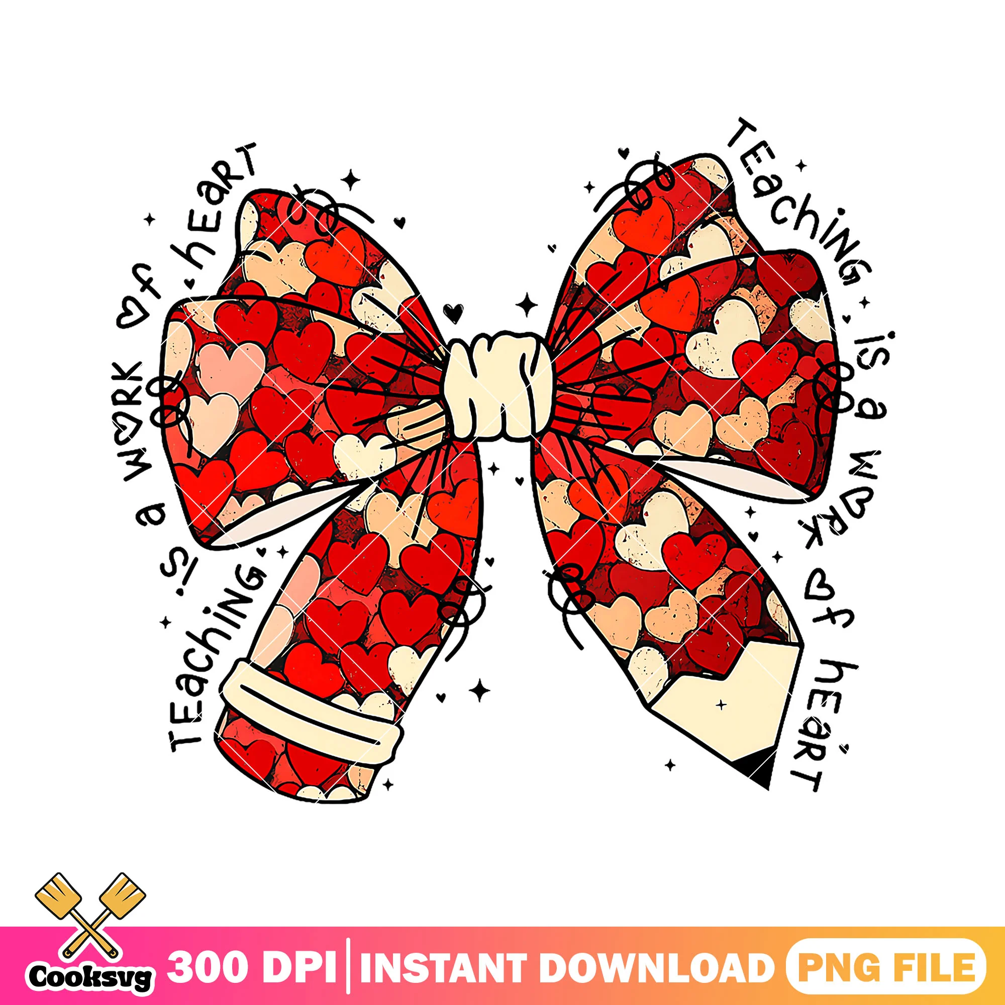 Love bow design png, big bow png, going back to school png