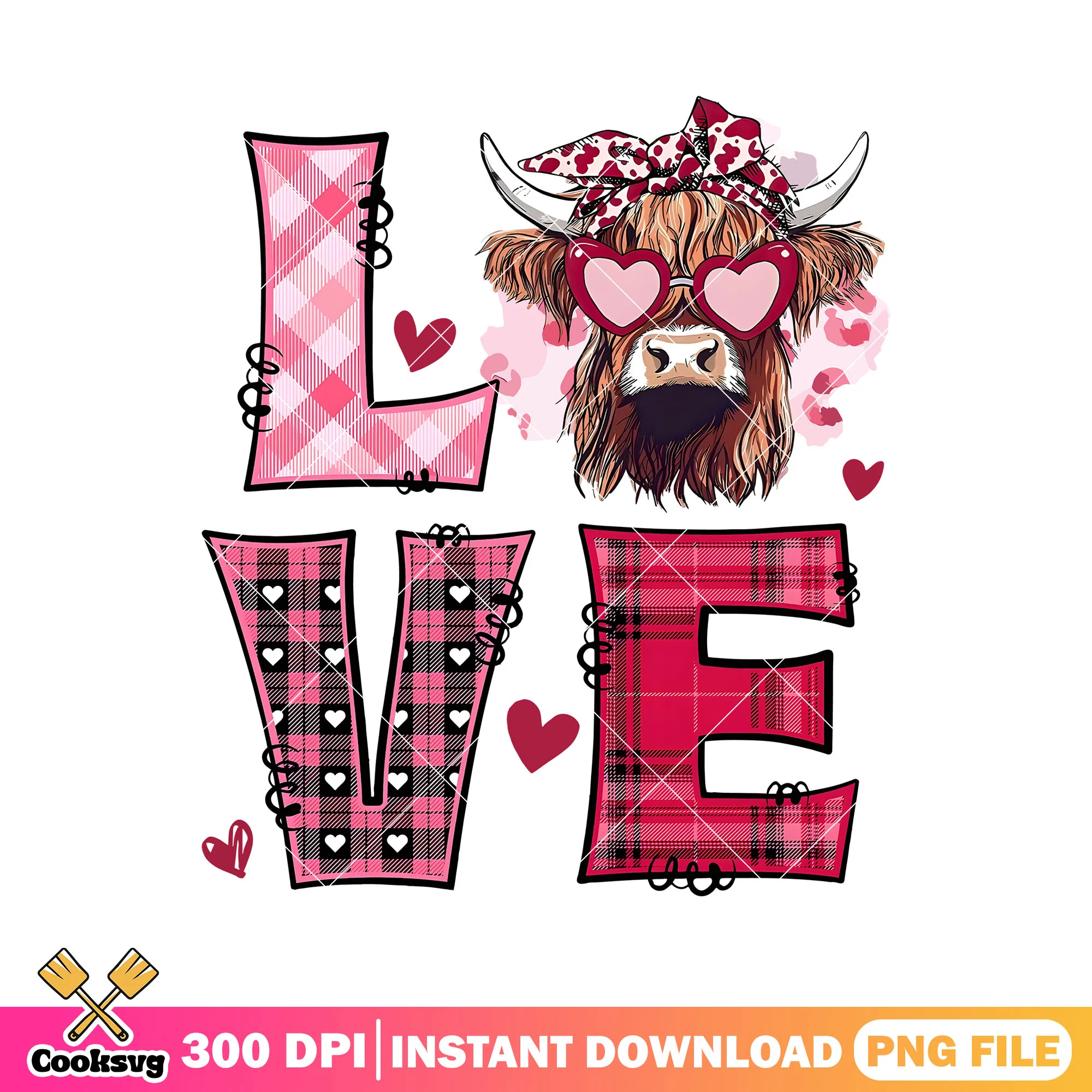 Love cow vibes valentine png, cute valentine png, cow valentine png