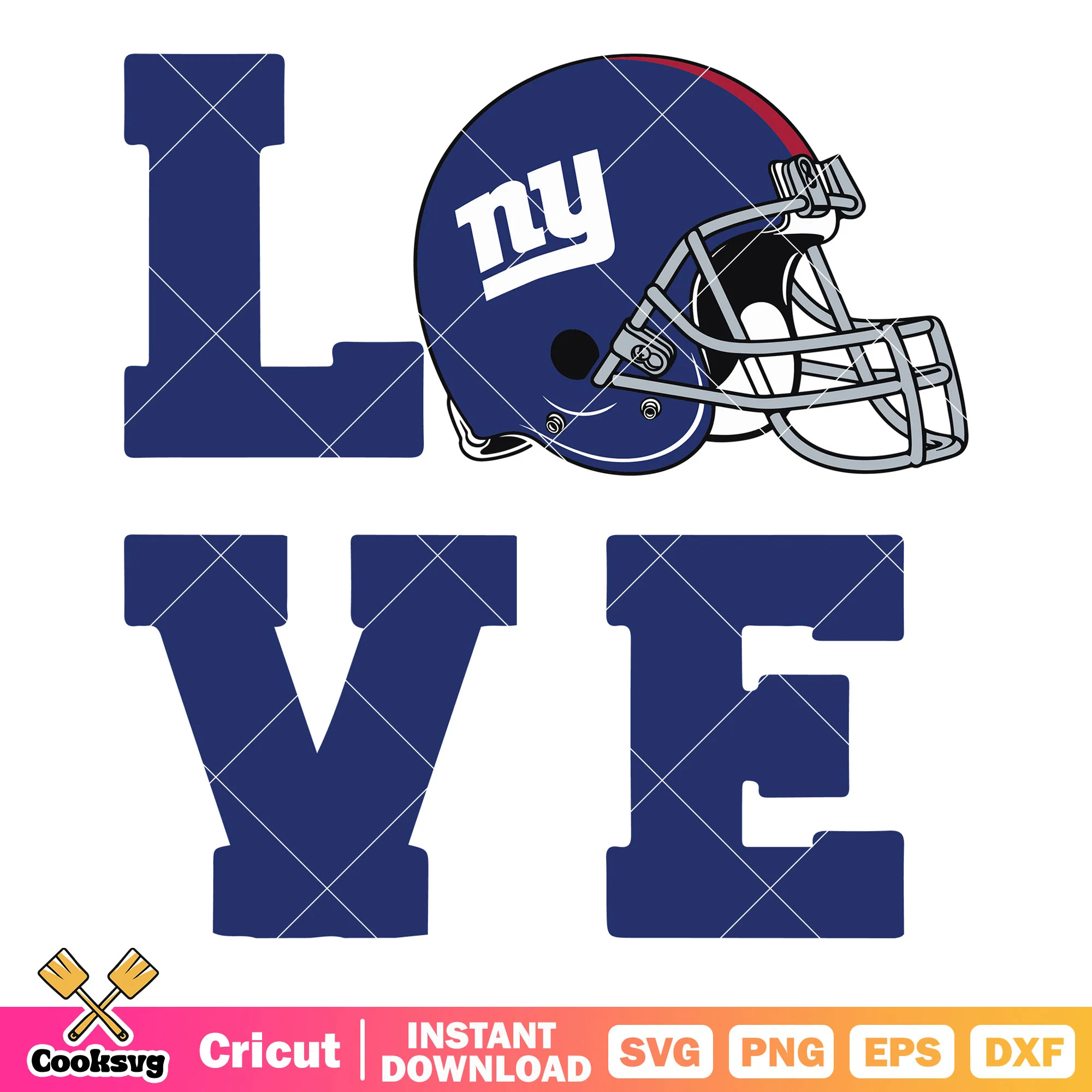 Love giants team football svg, giants svg, america football svg