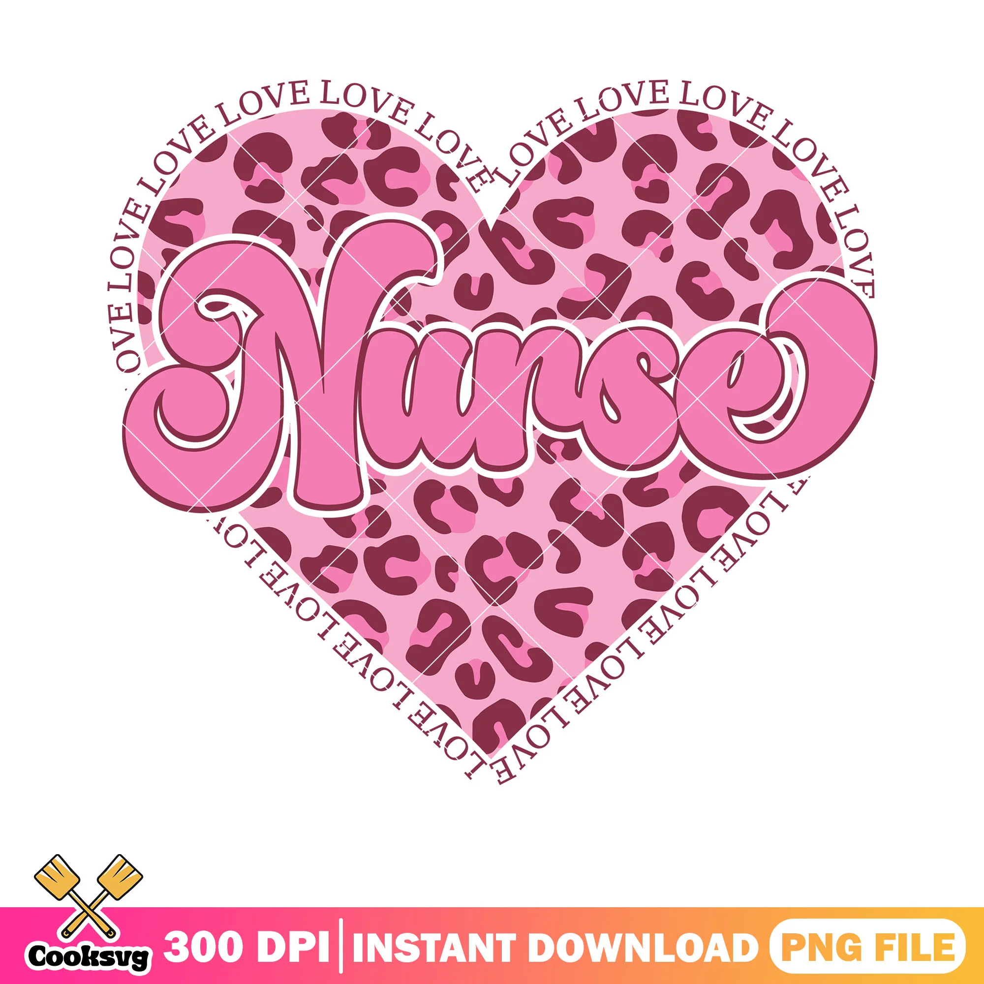 Love love love nurse valentine png, valentine gifts png, valentine day png