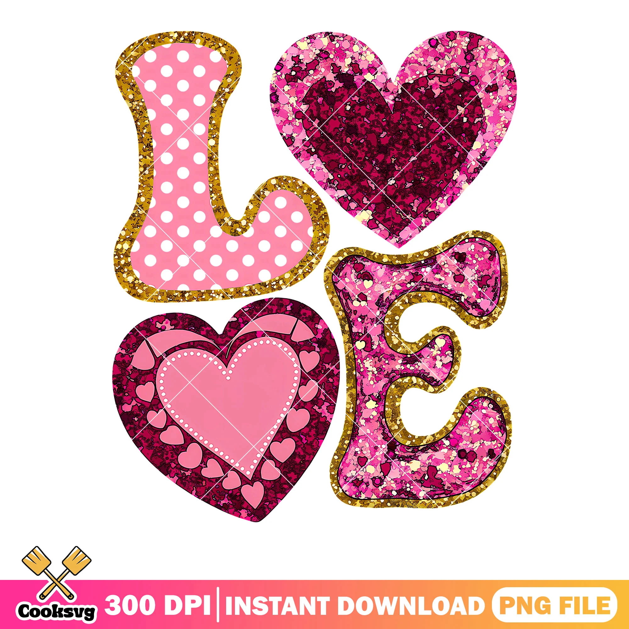 Love valentines poster png, valentine vibes png, love gifts png