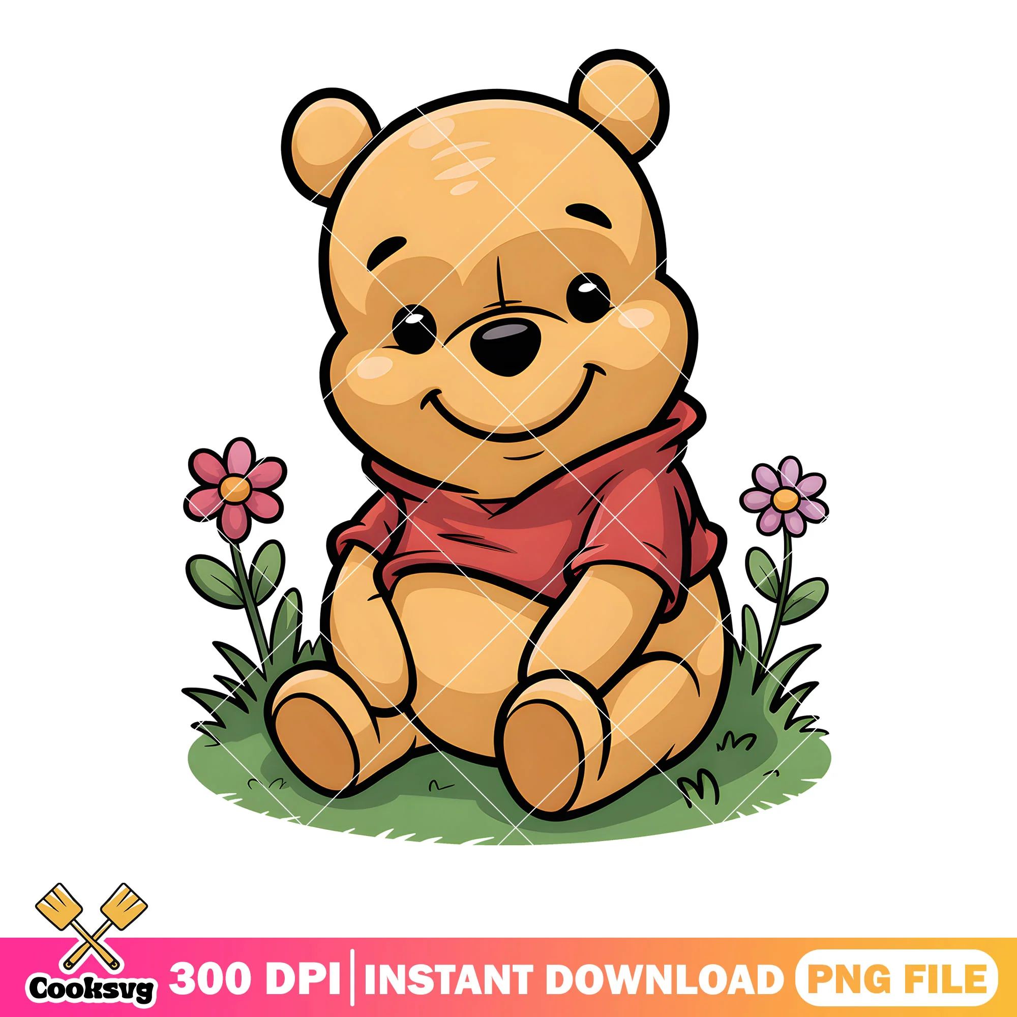 Lovely pooh baby png, pooh friends png, disney pooh bear png
