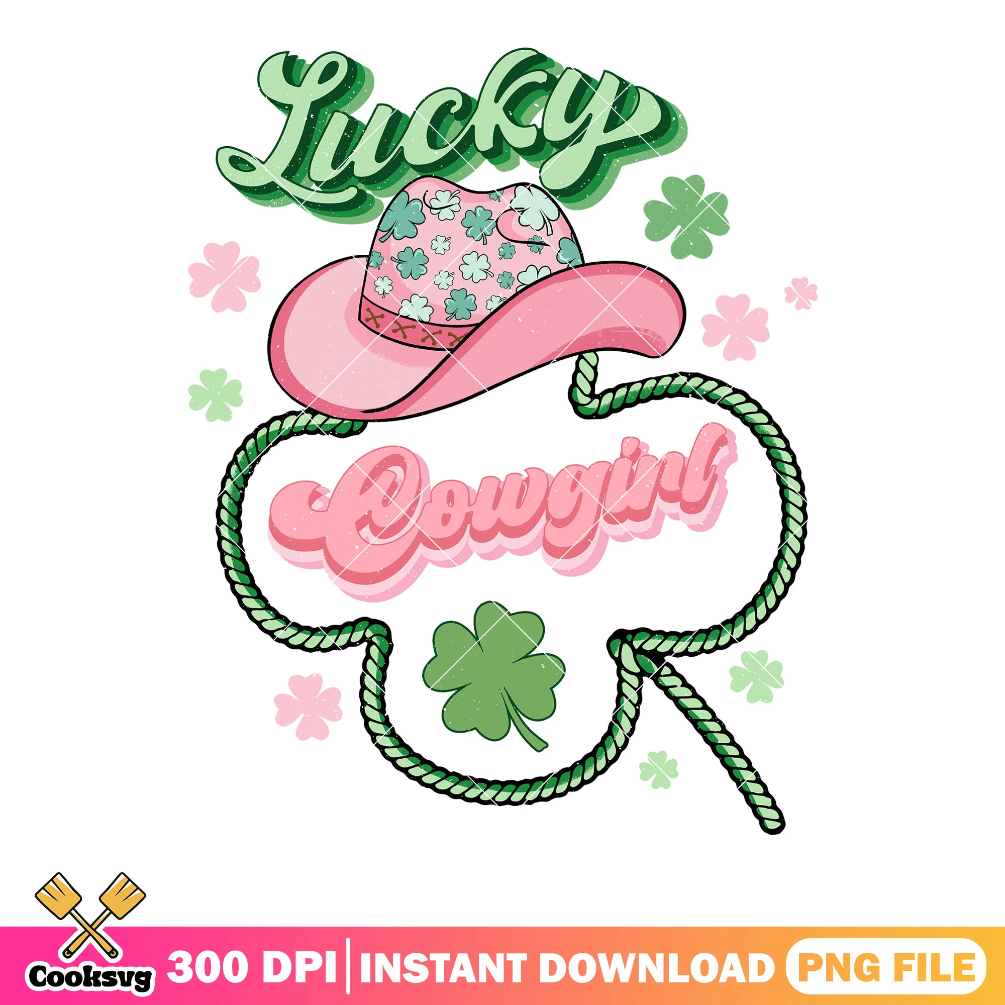 Lucky cowgirl png, Happy st patricks png, lucky clover png