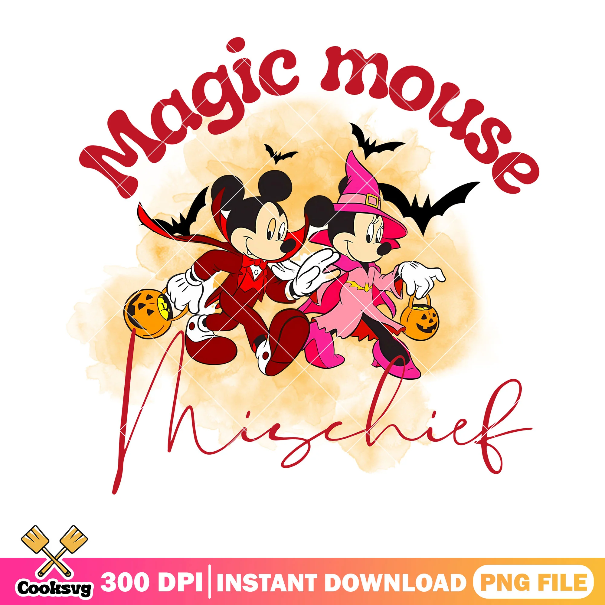 Magic mouse png, vampire costume png, witch costume png