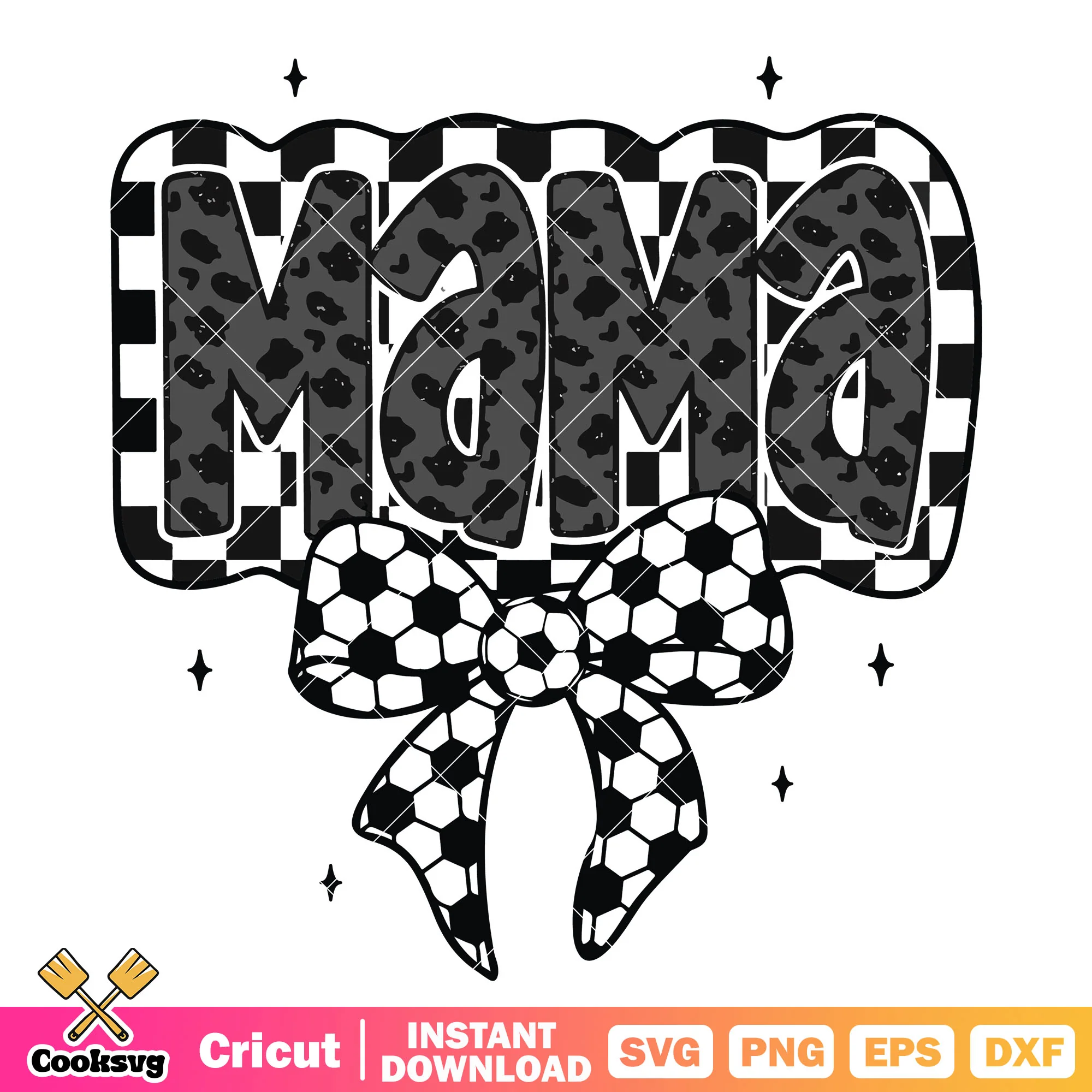 Mama gray vibes football svg, mama vibes svg, football bow tie svg