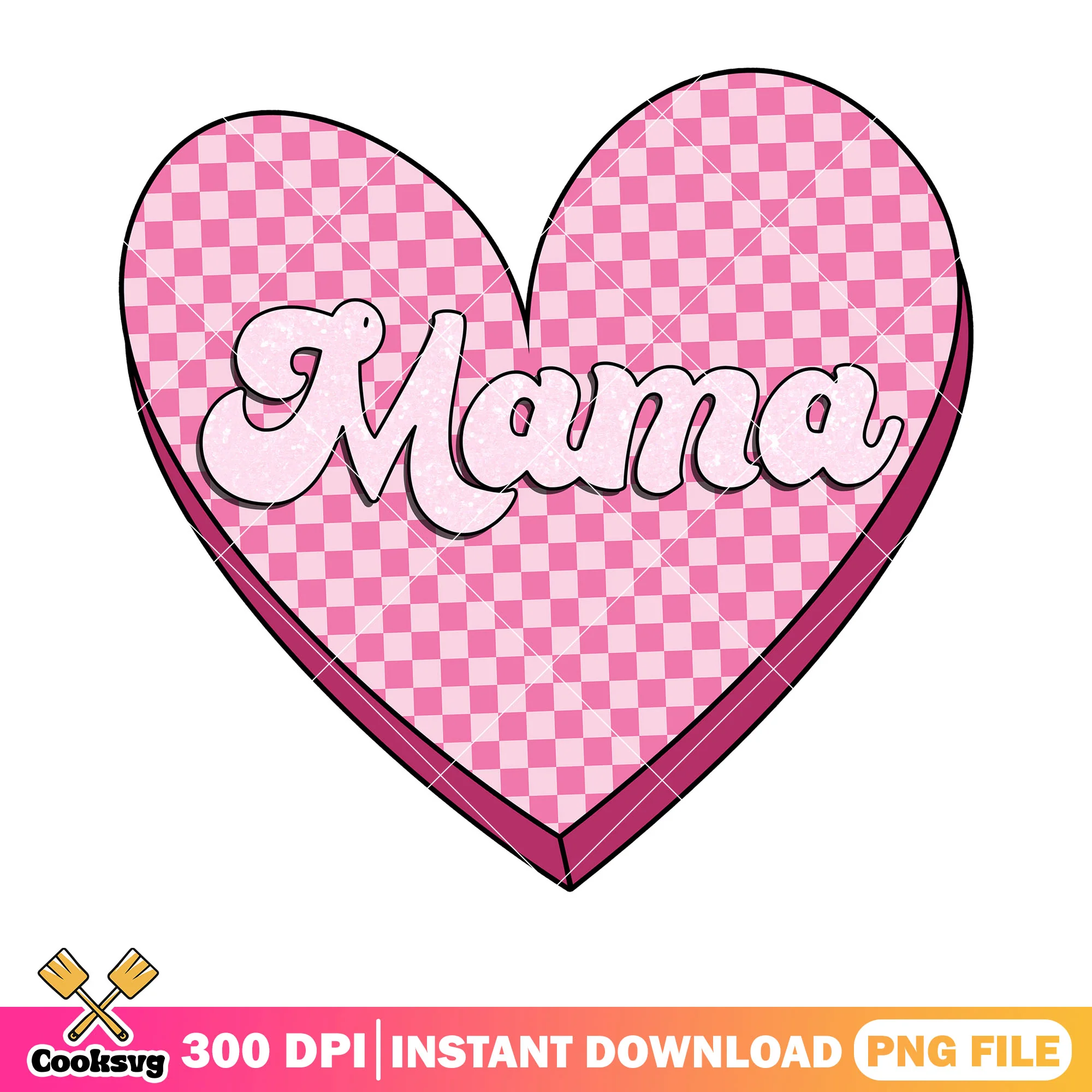 Mama valentine png, happy valentine day png, valentine heart png