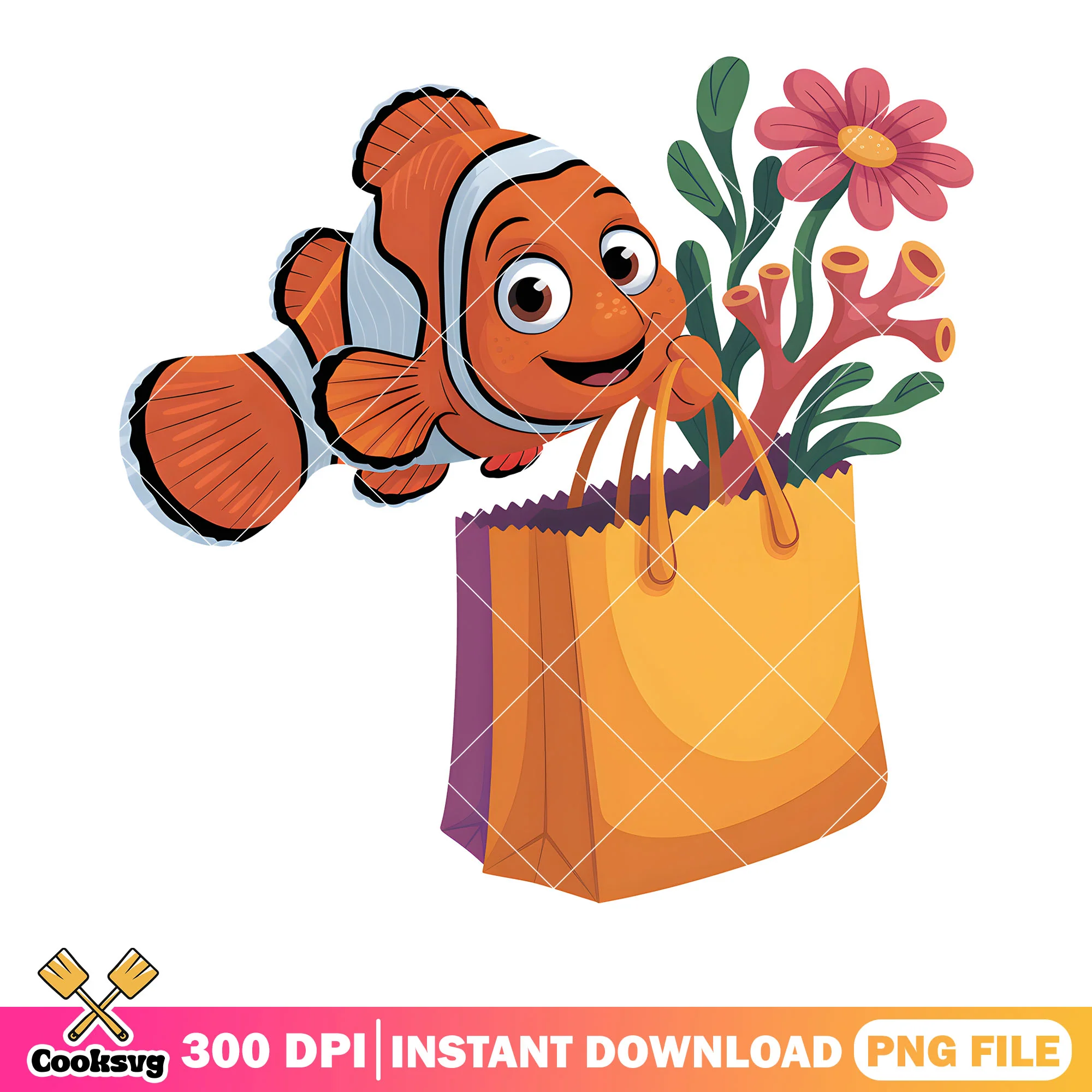 Marlin love coral png, finding nemo movie poster png, clownfish marlin png