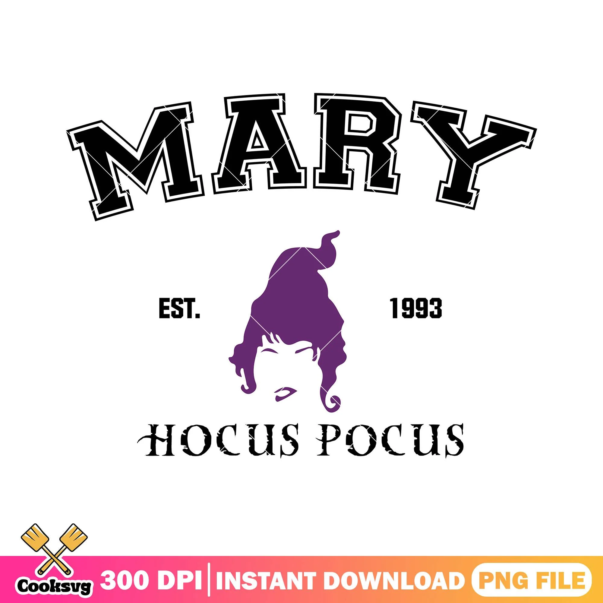 Mary est 1993 png, halloween costume png, hocus pocus house png