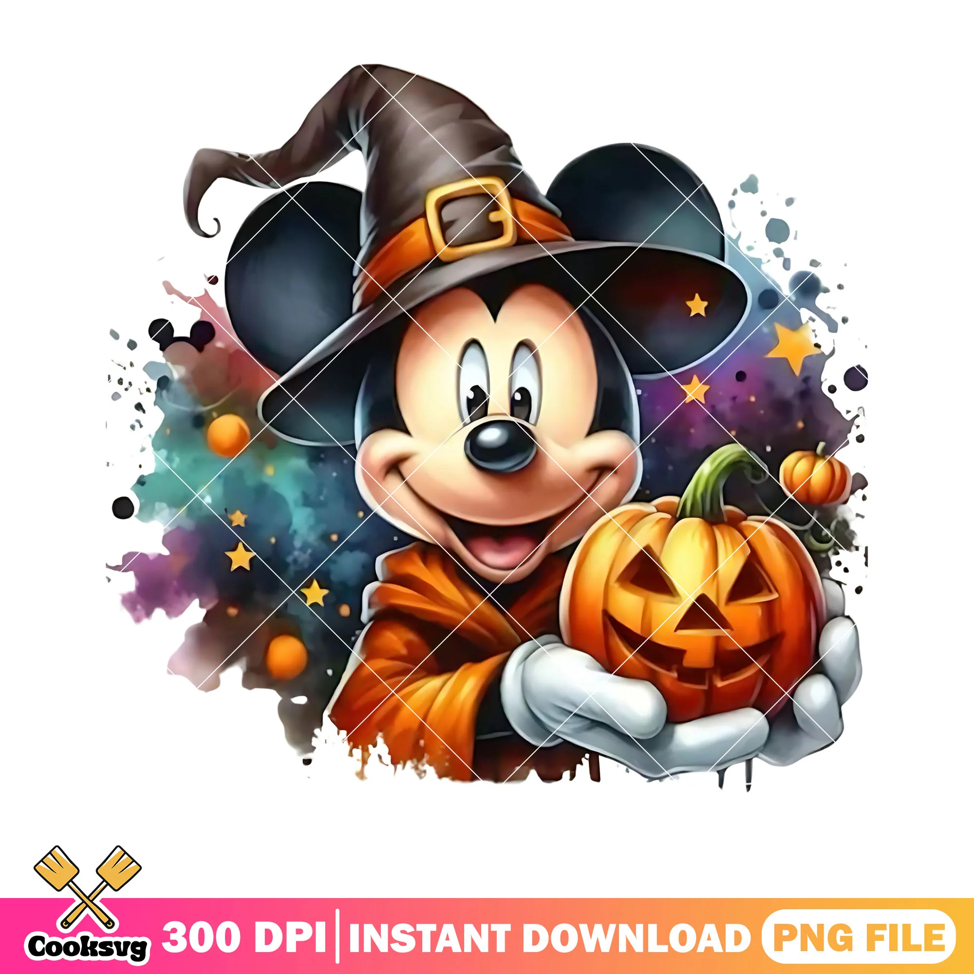 Master galaxy witch png, jack o lantern png, disney character png