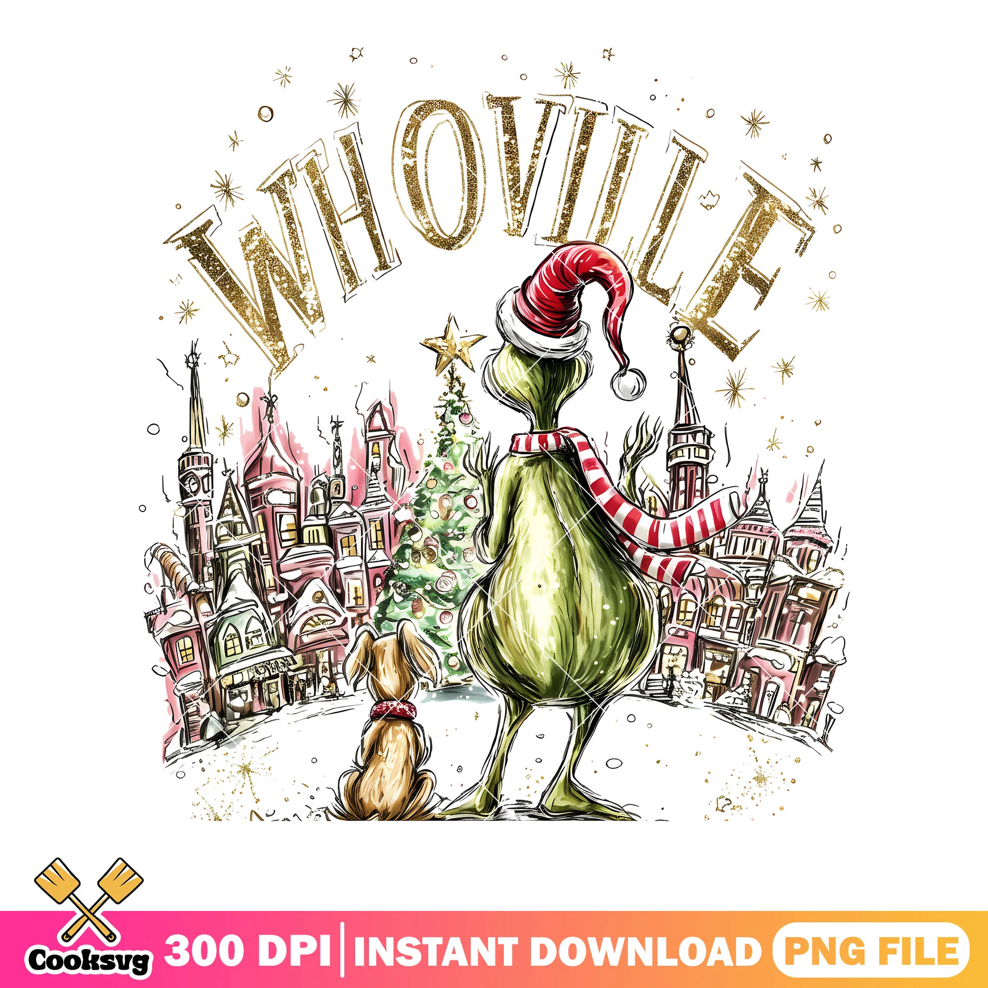 Max the dog with grinch png, How the Grinch Stole Christmas png