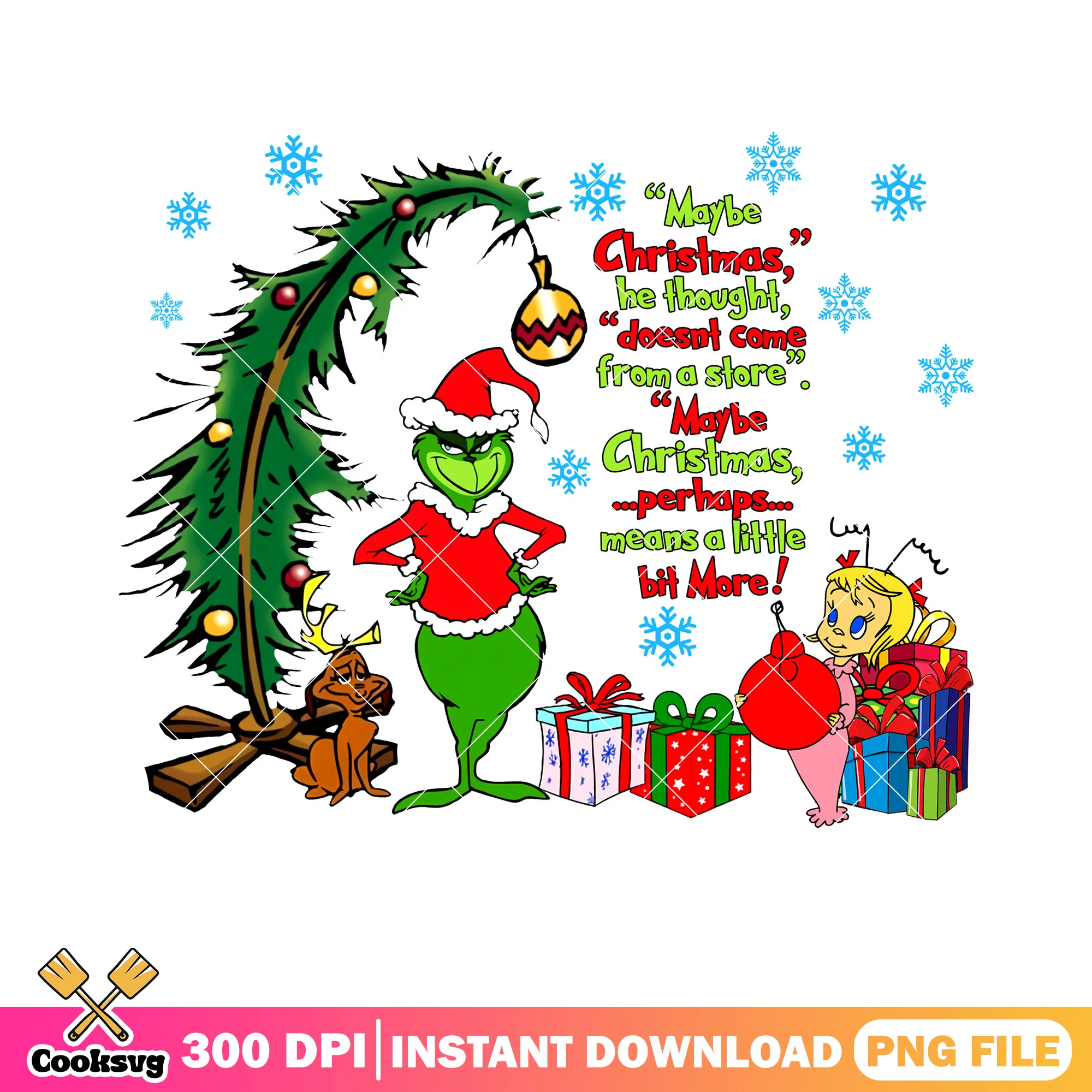 Maybe christmas he thought doesnt come from the store  png, christmas png