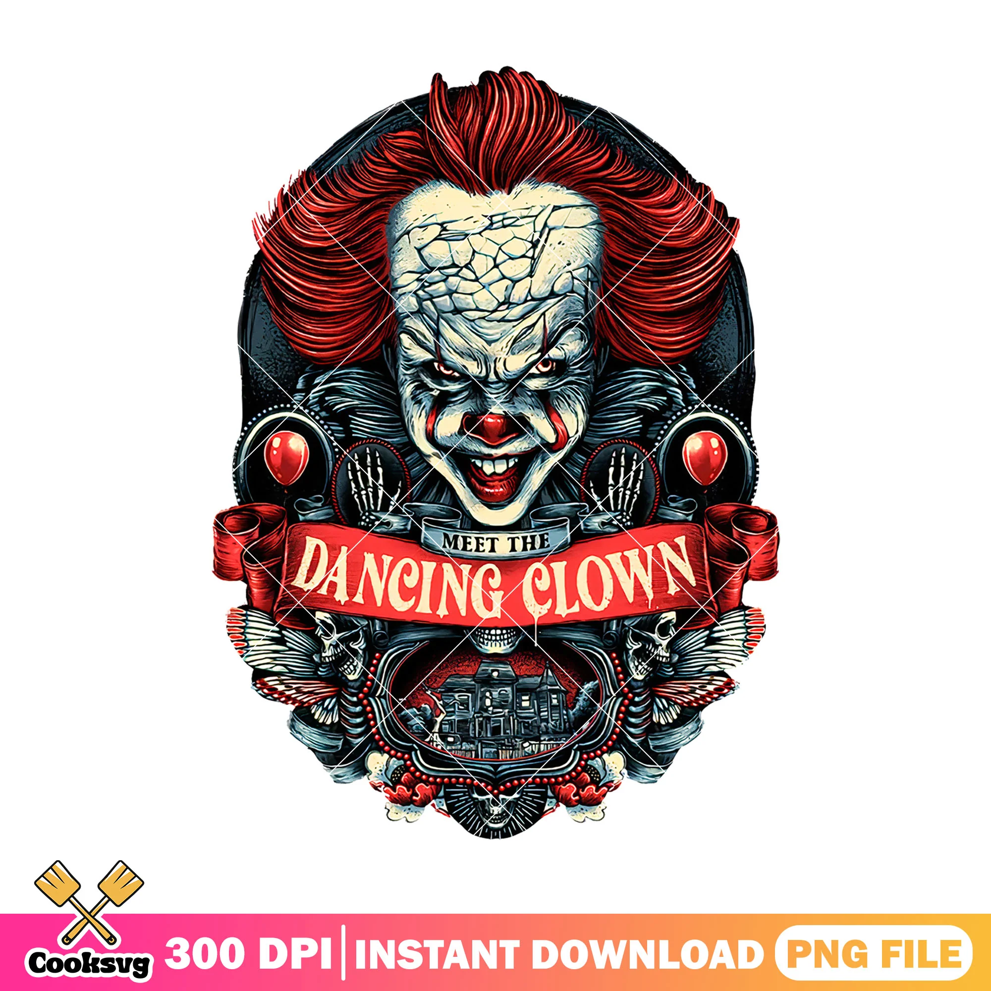 Meet the dancing clownpng, best horror movies streaming png