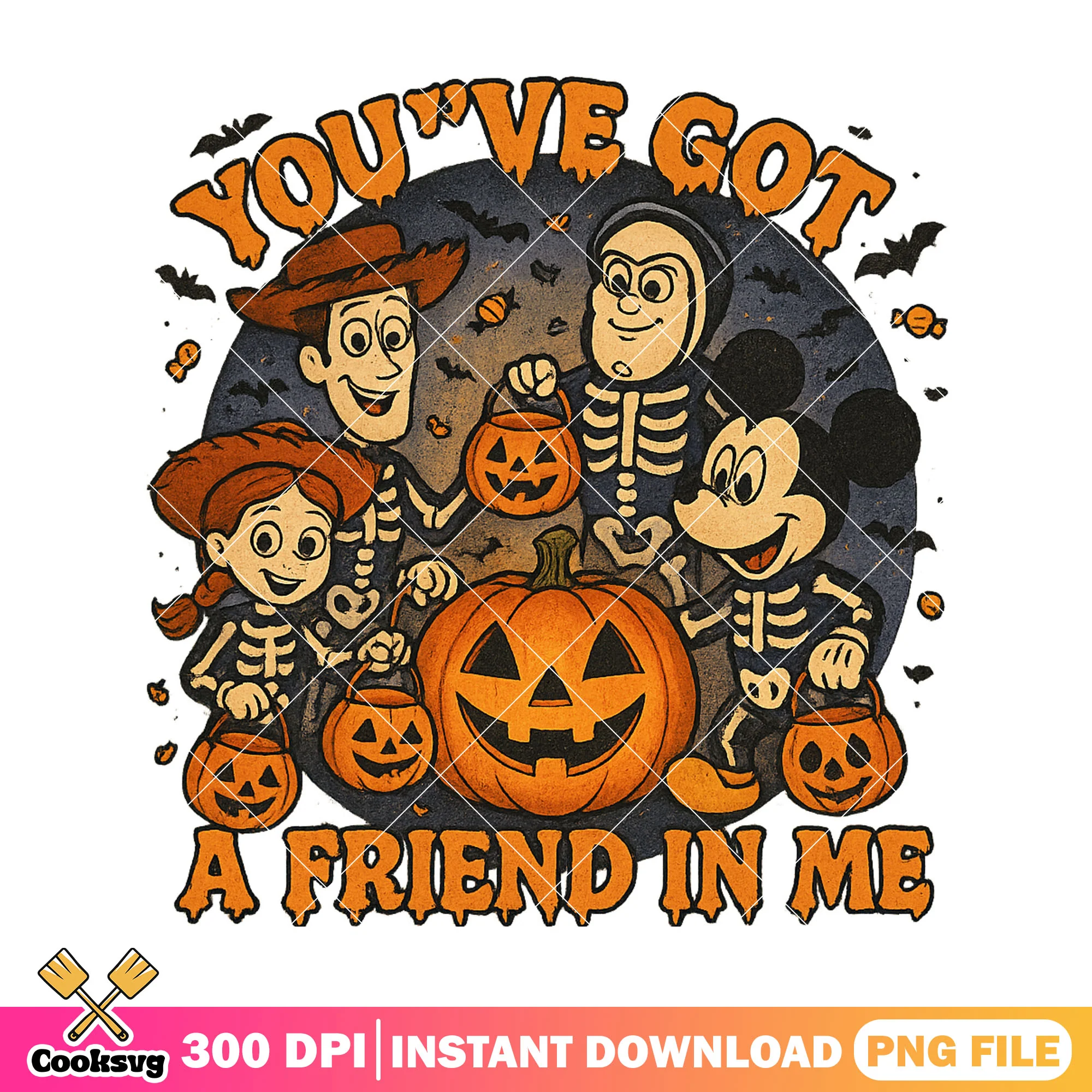 Mickey and toy story png, disney land png, halloween ideas png