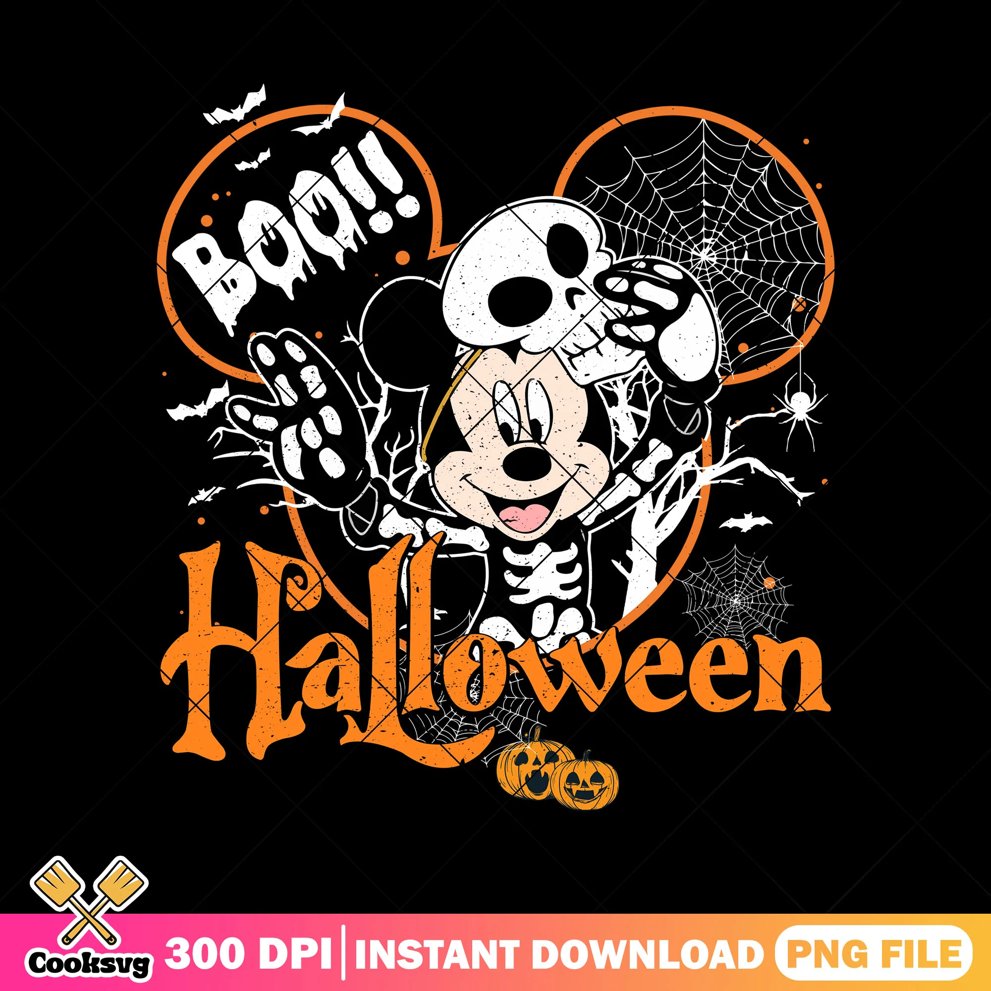 Mickey bones halloween png, mickey halloween png, horror mickey png