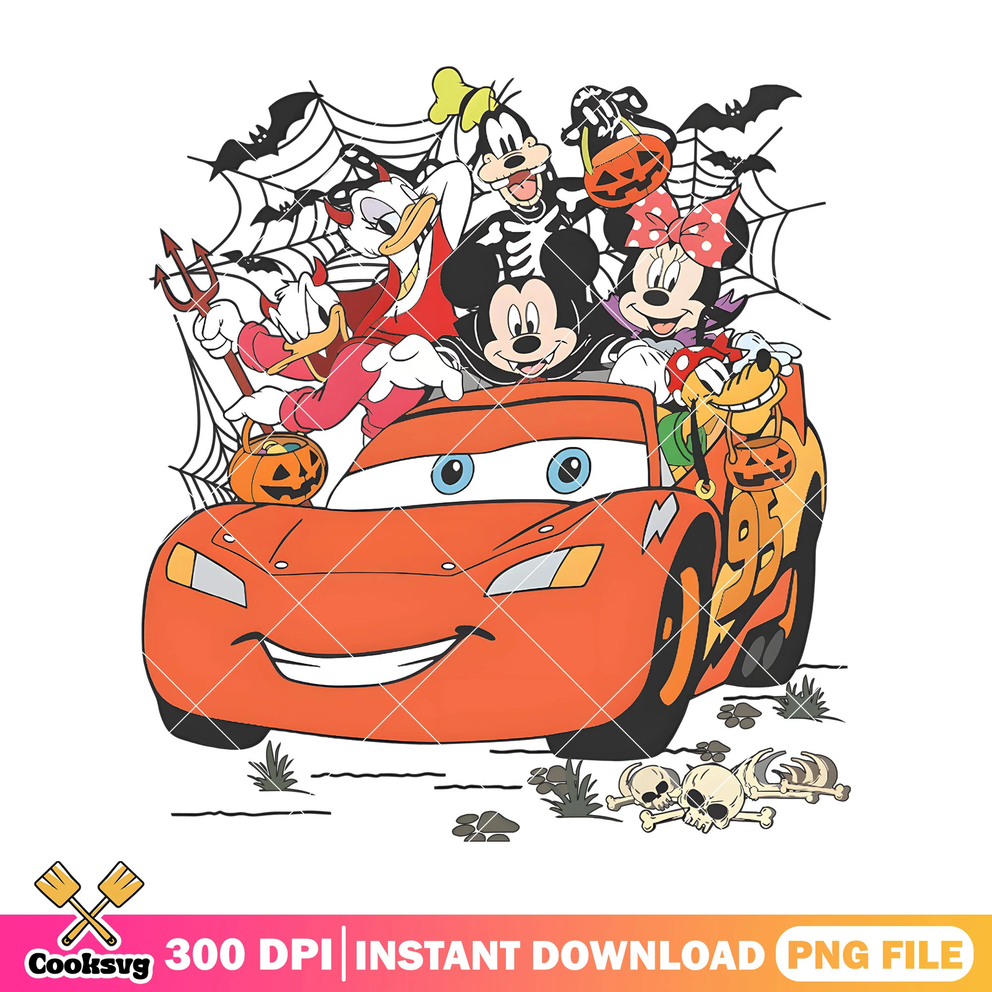 Mickey disney halloween friends png, mickey halloween png