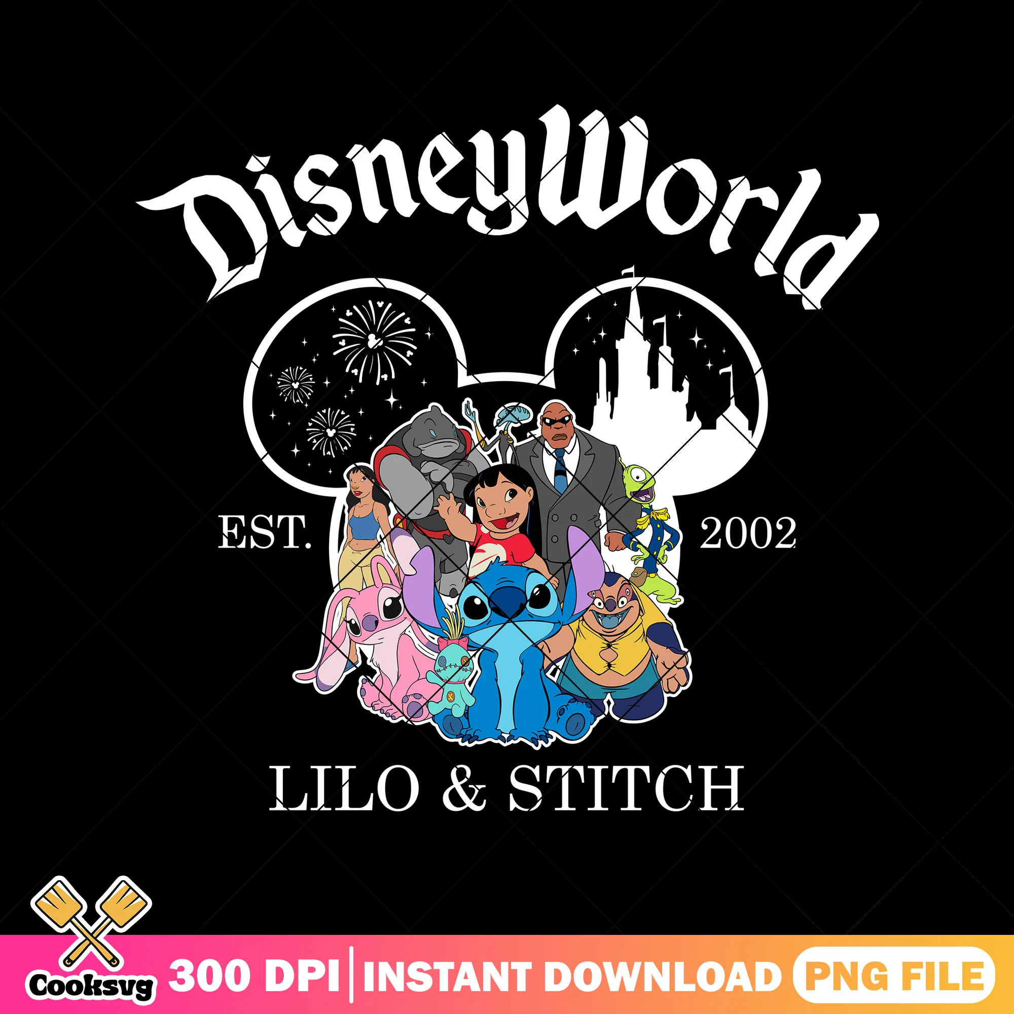 Mickey disneyworld stitch est png, stitch characters png, mickey head png