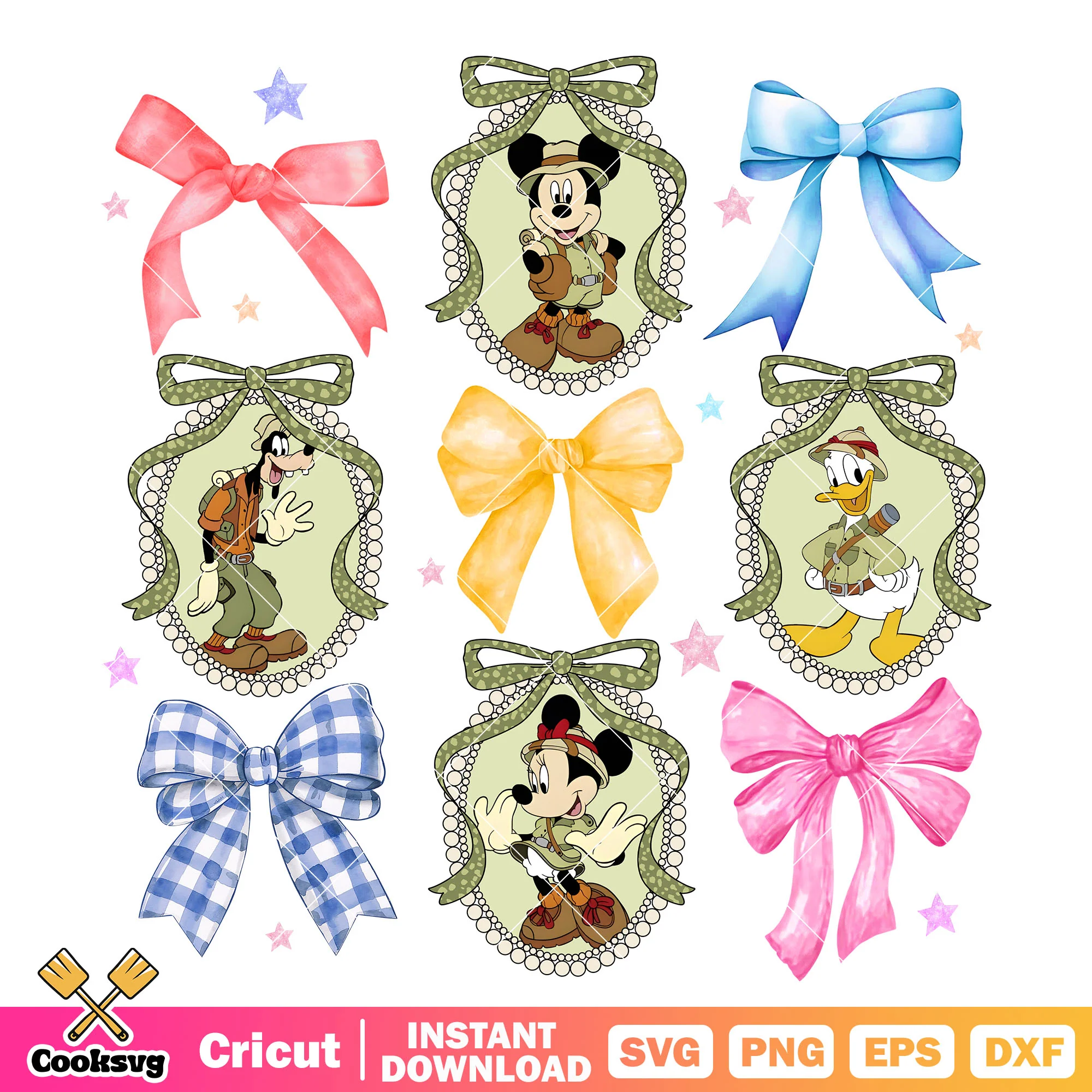 Mickey friends animal kingdom bow tie png, animal kingdom disney png