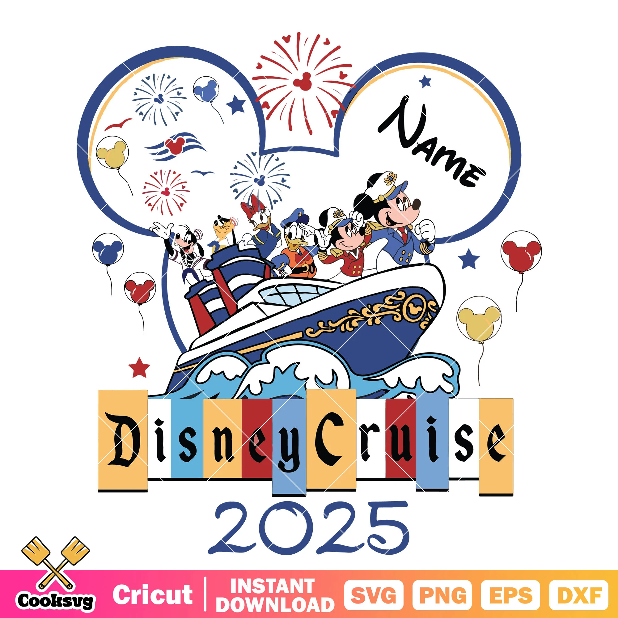 Mickey friends disney cruise 2025 svg, disney cruise svg