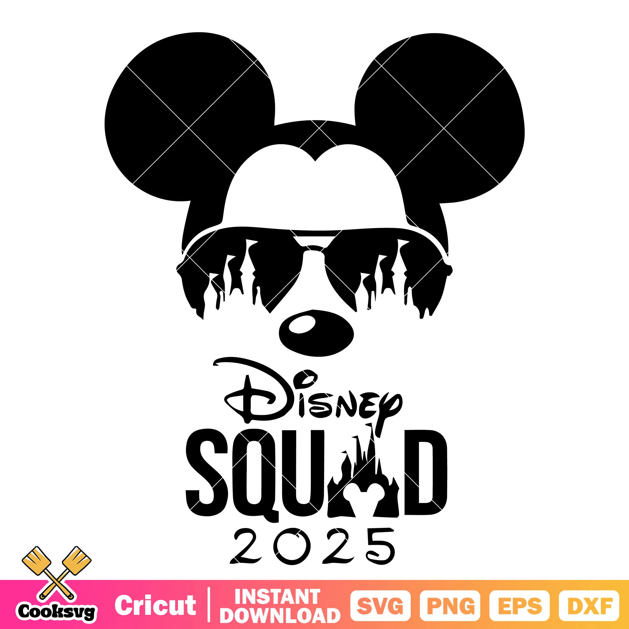Mickey head disney squad 2025 svg, disney squad svg, mickey head svg