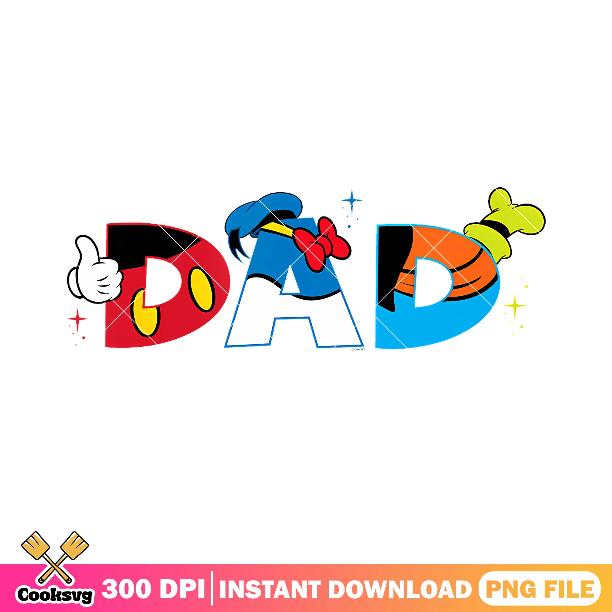 Mickey mouse and friend dad birthday png, disney png, mickey mouse png