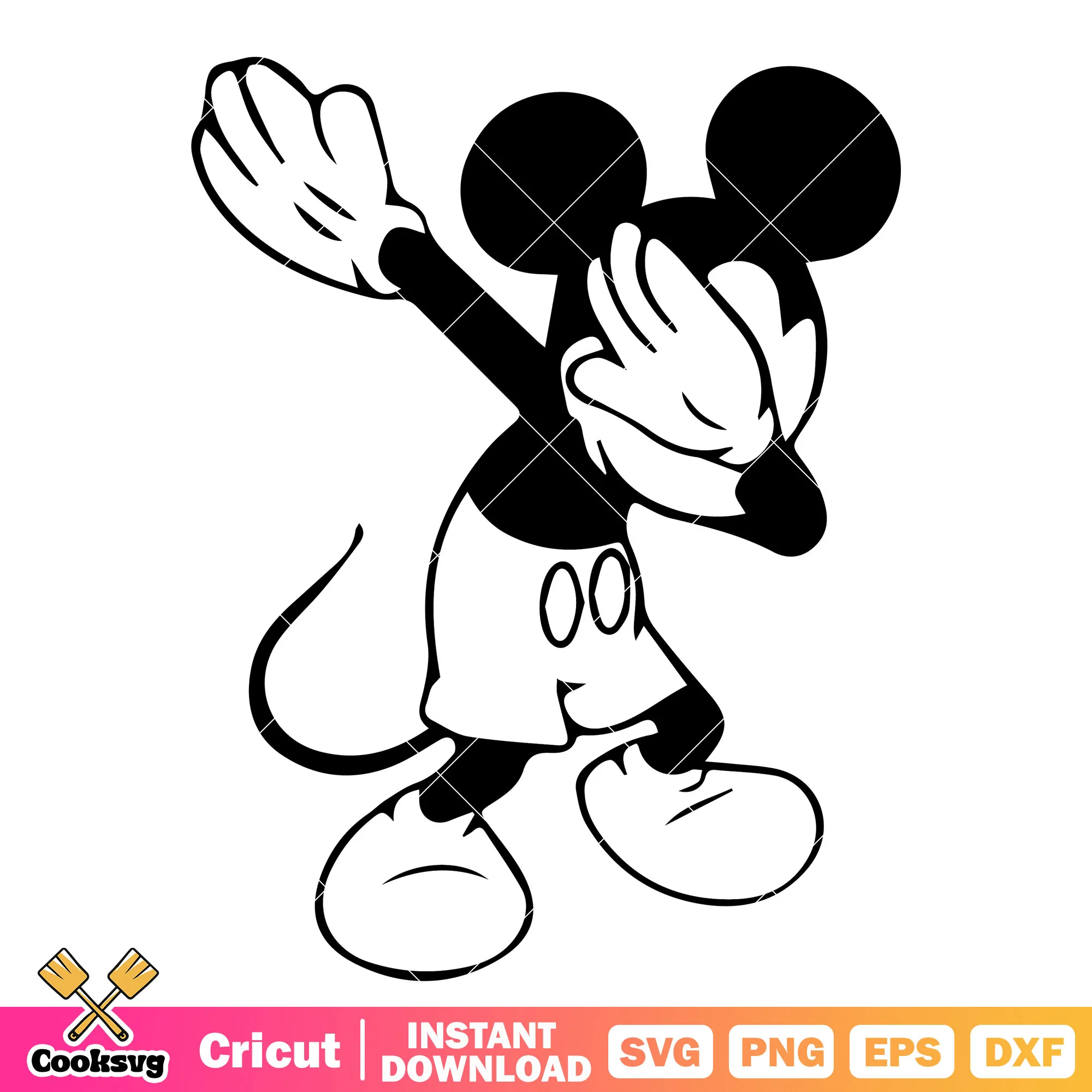 Mickey mouse black disney svg file, mickey mouse svg, disney mickey svg