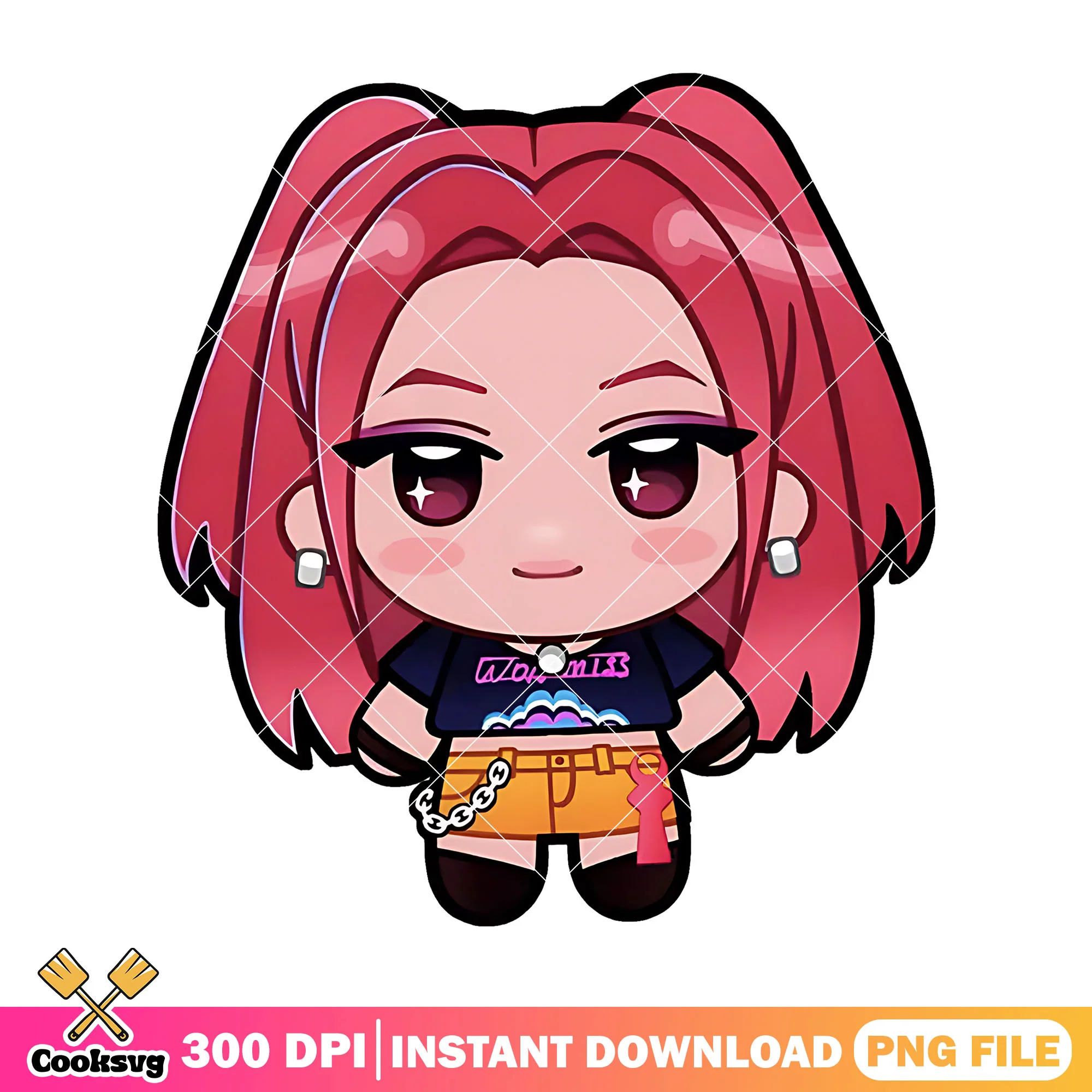 Mira kpop hunters chibi png, Mira huntrix png, kpop hunters png