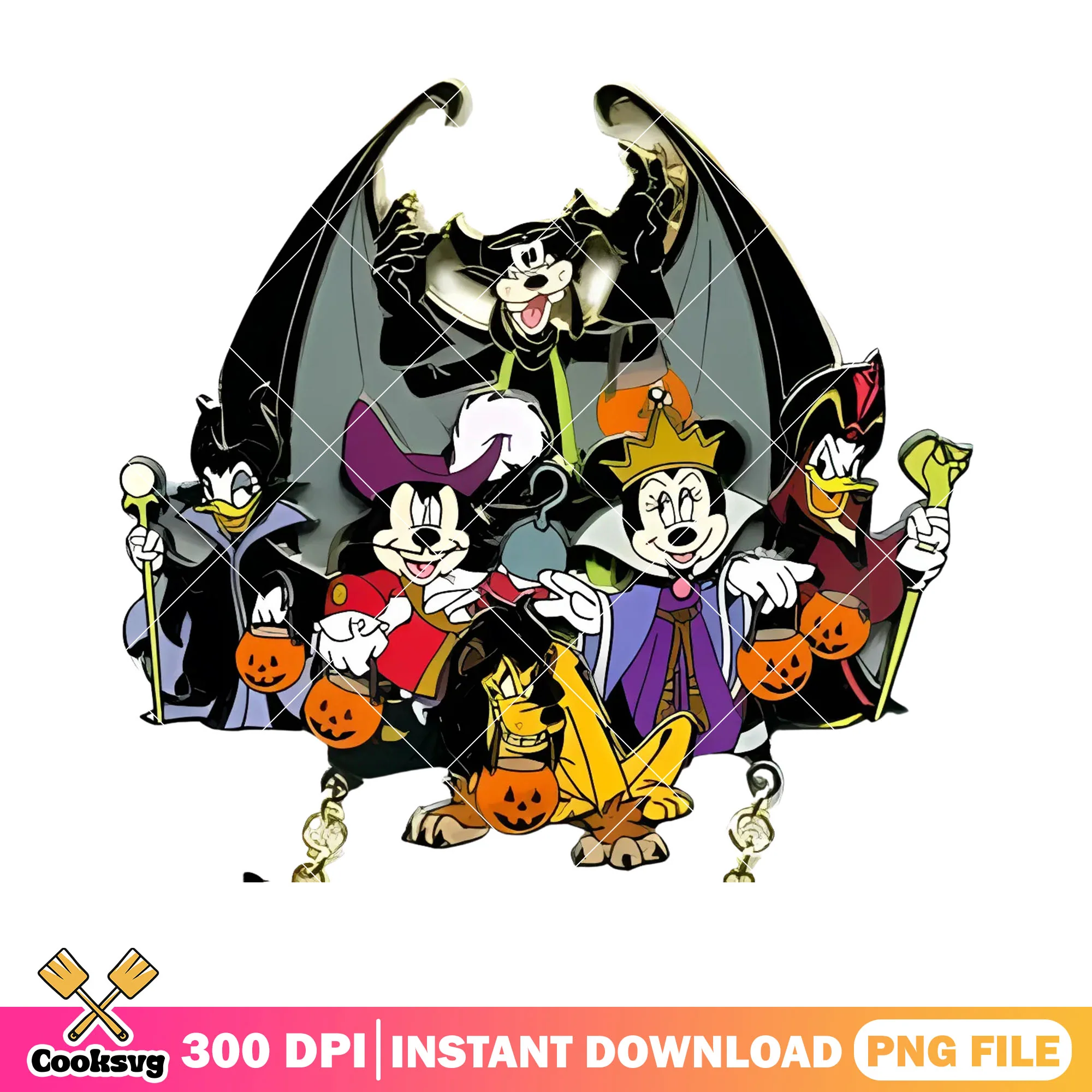Mouse mickey character png, wicker pumpkin png, disney character png