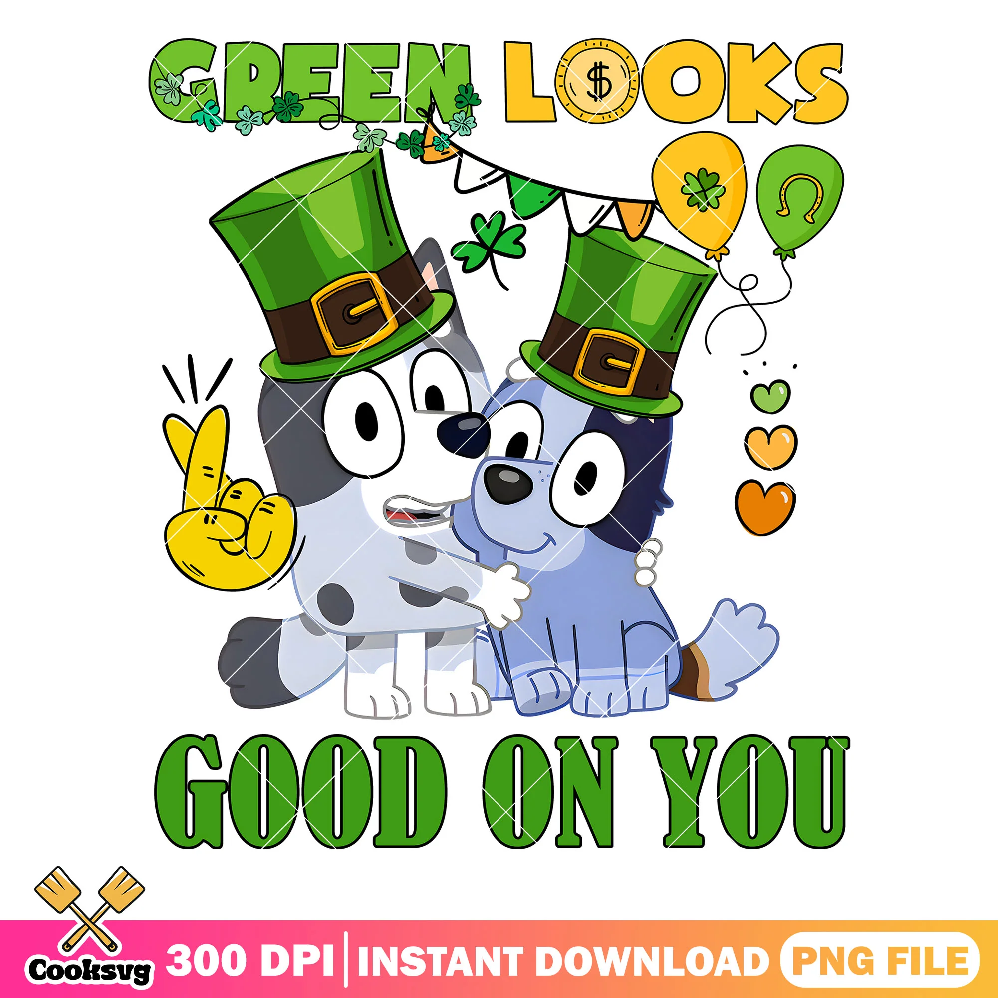 Muffin bluey green looks good on you png, st patricks day muffins png