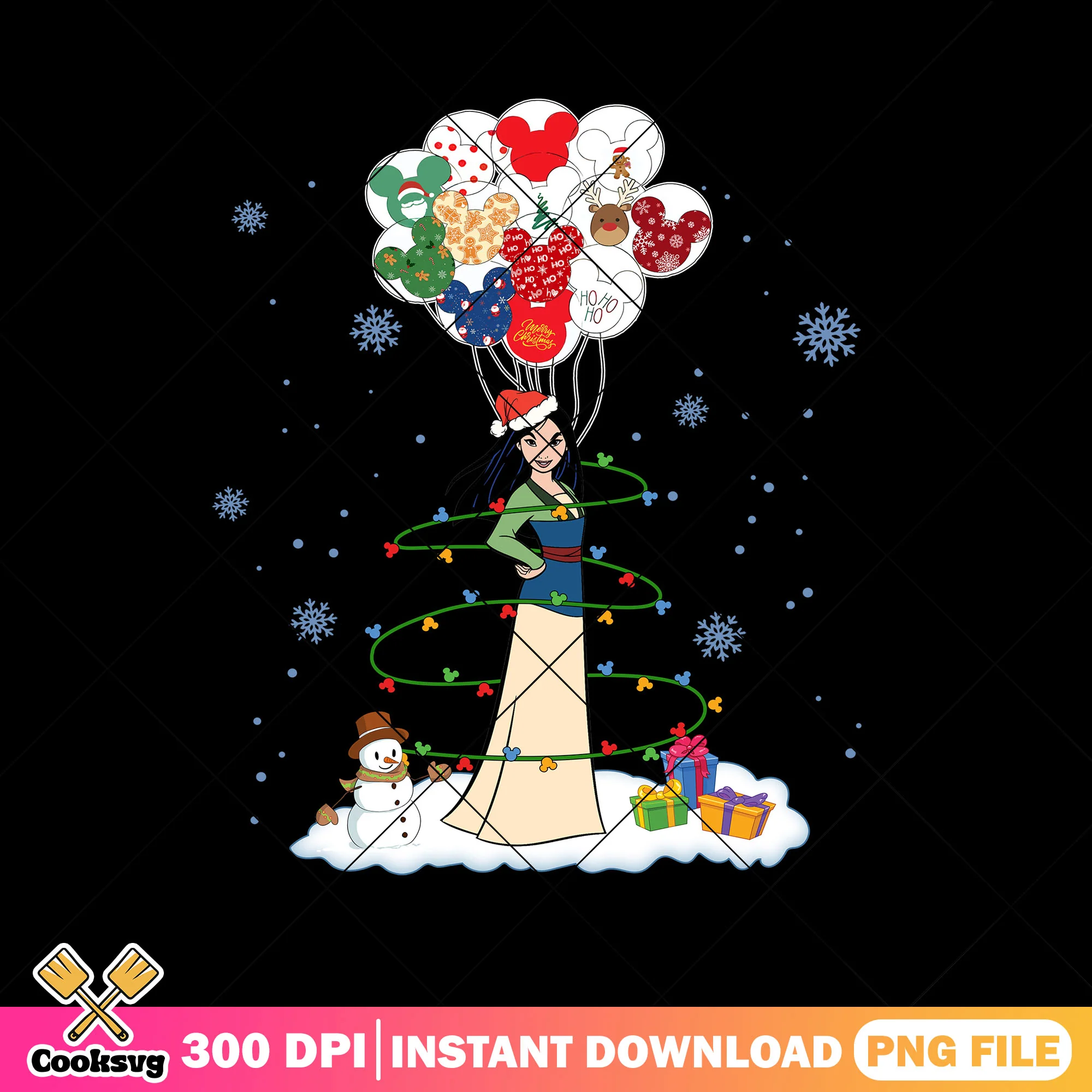 Mulan christmas stuff png, mulan 1998 png, merry christmas png