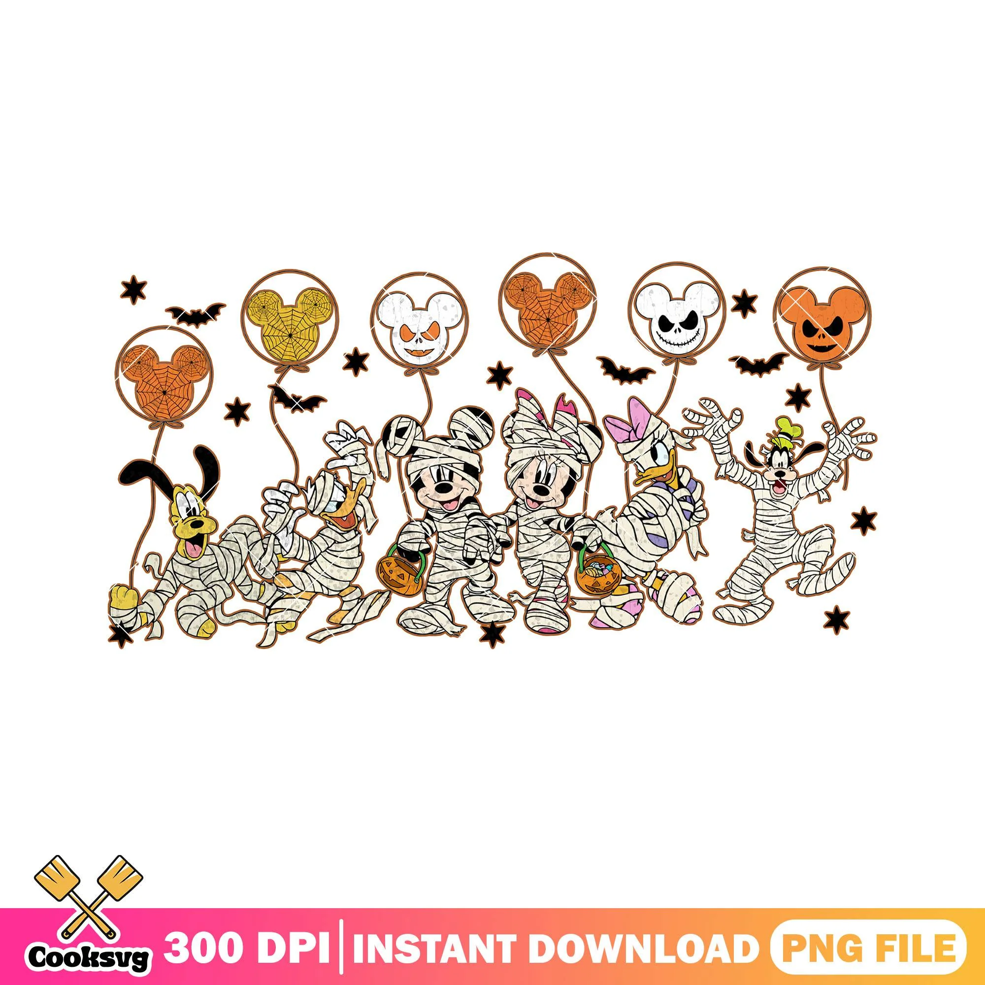 Mummy team mickey png, mickey mouse png, halloween costumes png