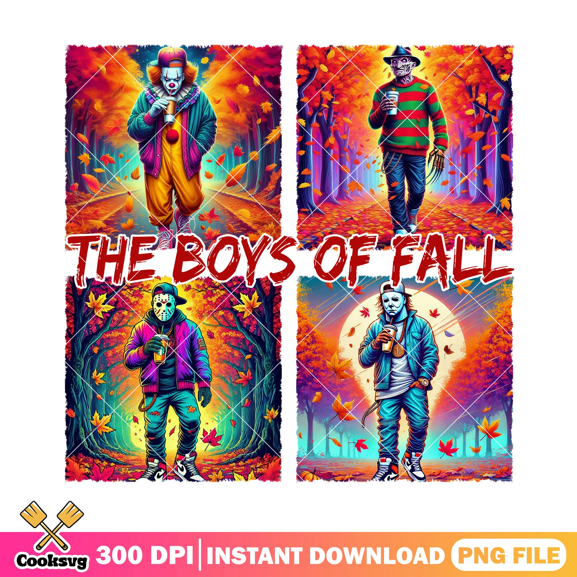 Murderers the boys of fall png, halloween day png, murderer art png