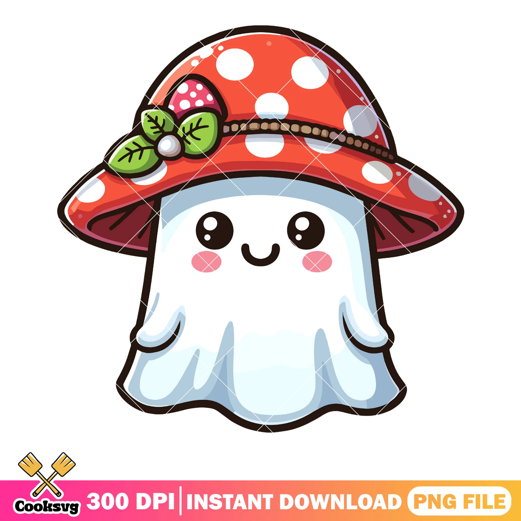 Mushroom red hat png, ghost costumes png, scary night png