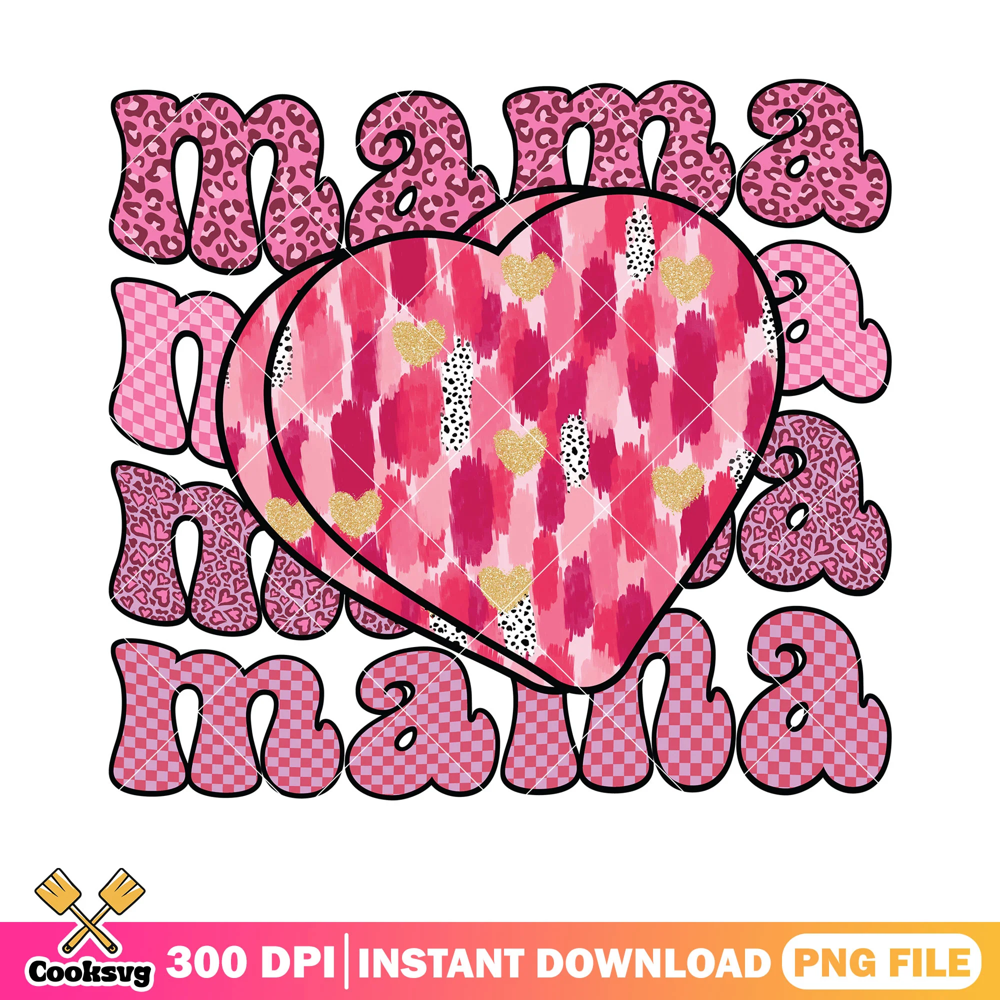 My mama gifts for valentine png, happy valentine day png