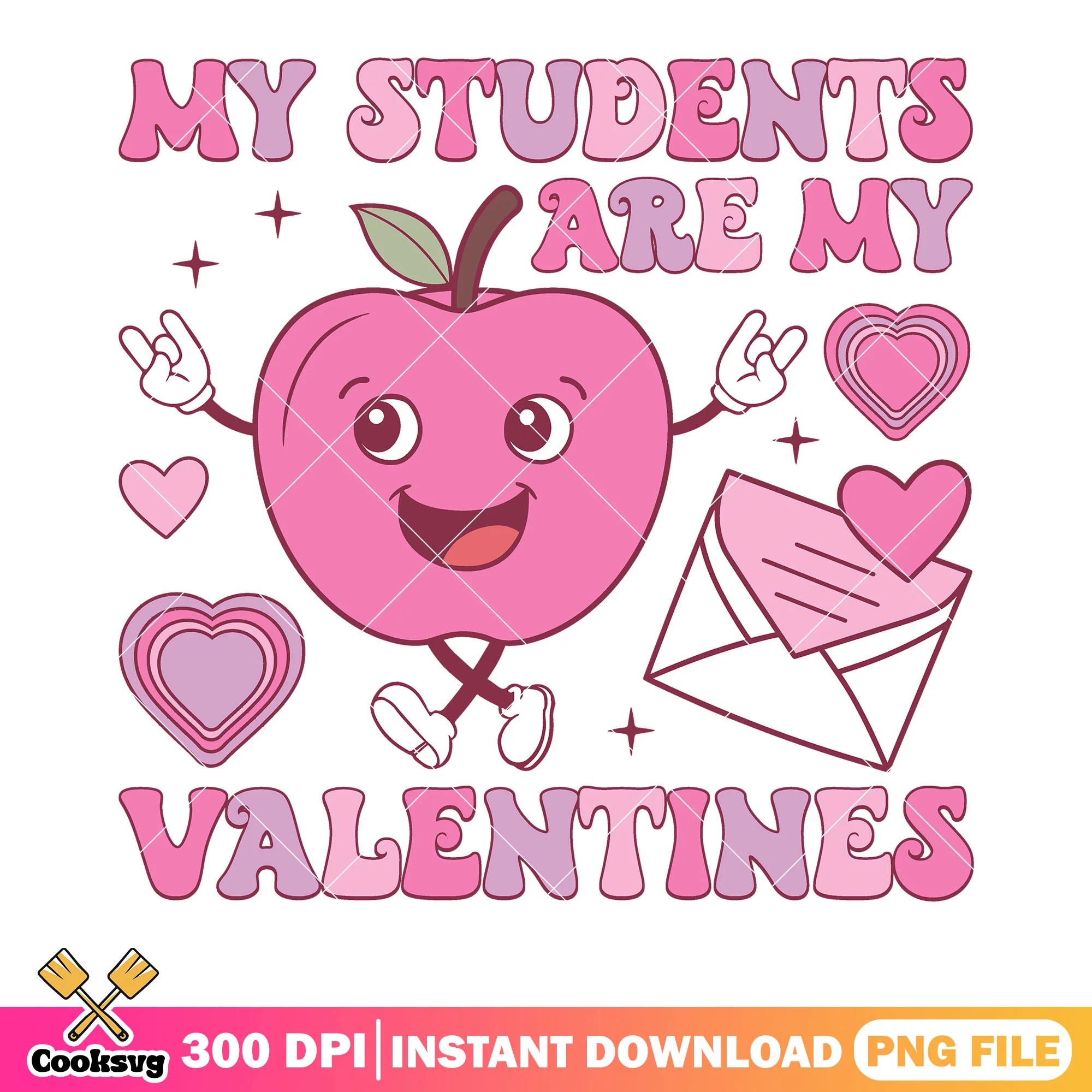 My student stole my heart png, love vibes png, valentine mail png