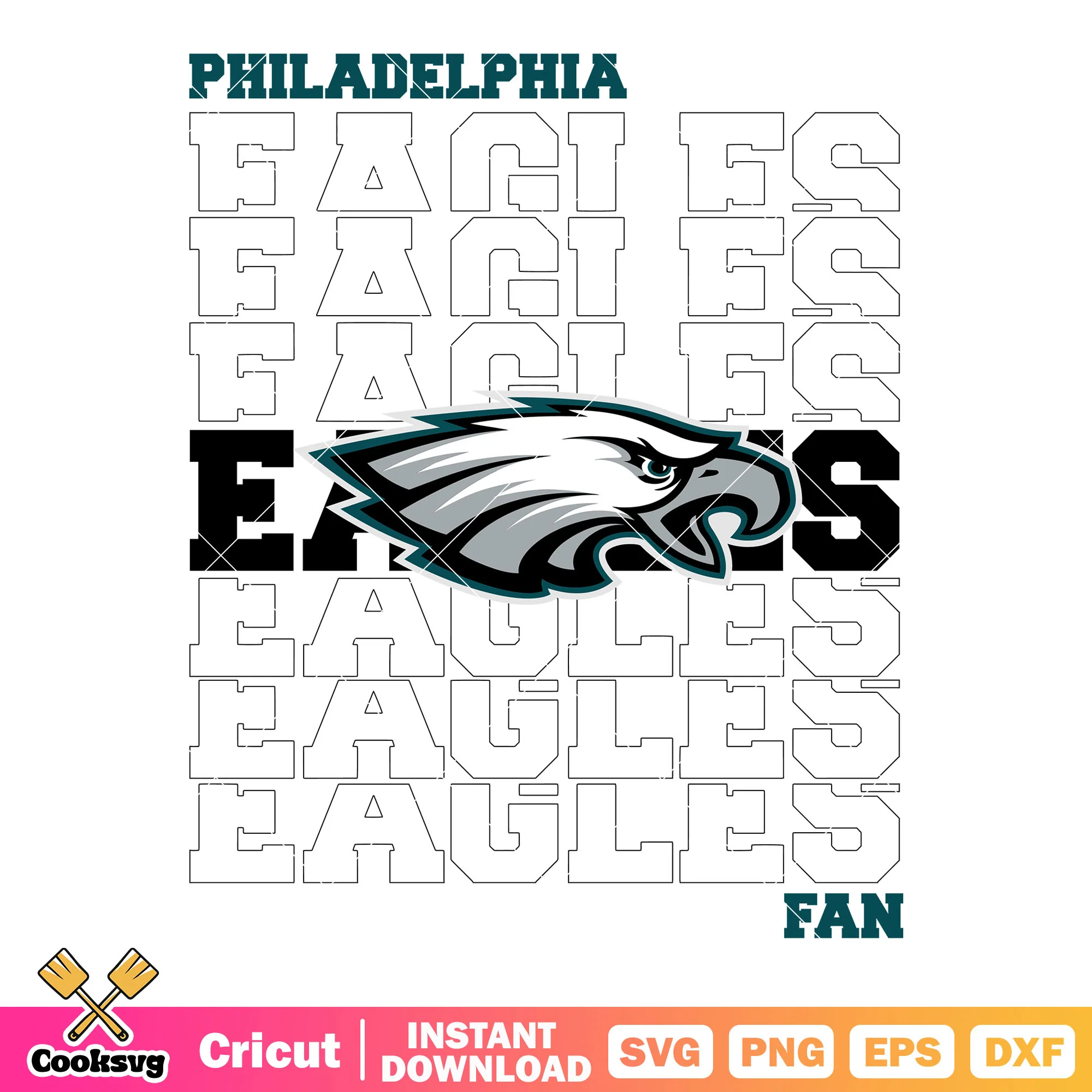 NFL football team palyers svg, Philadelphia Eagles svg, eagles svg