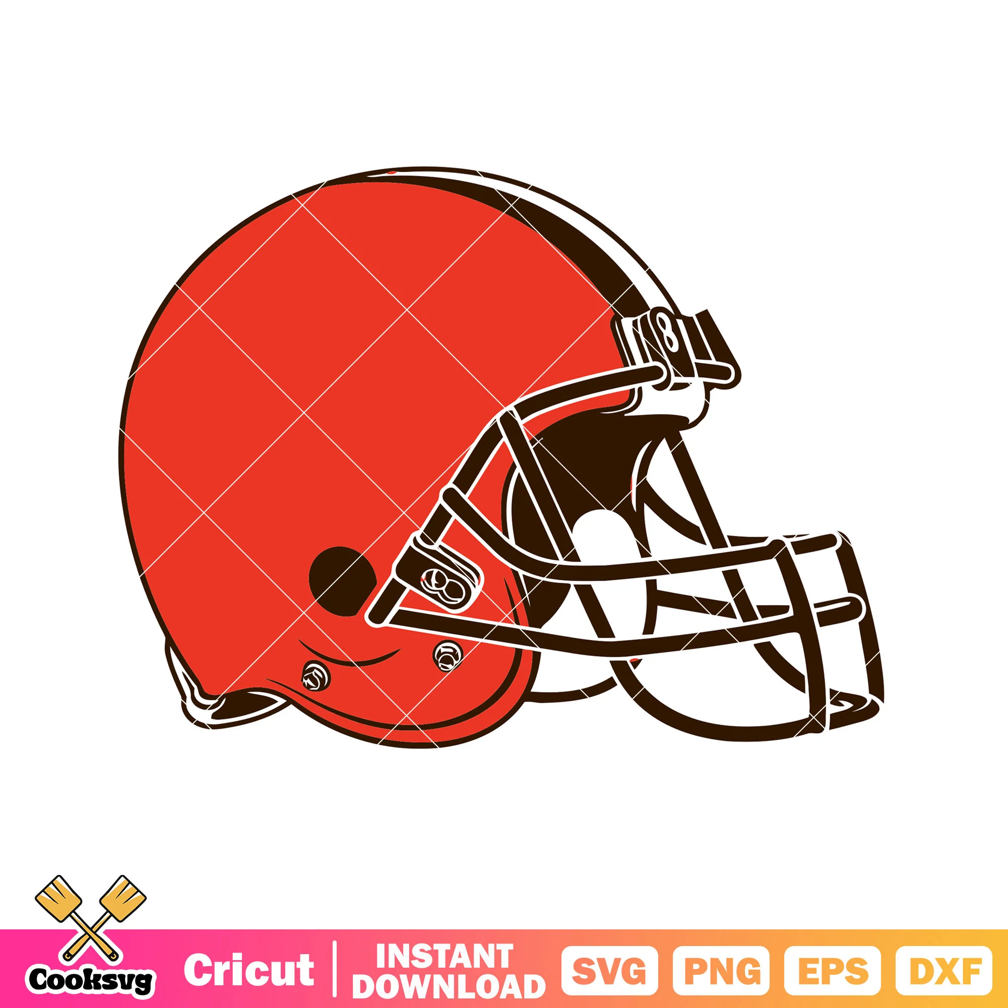 NFL football team svg, cleveland browns svg, nfl rugby helmet svg