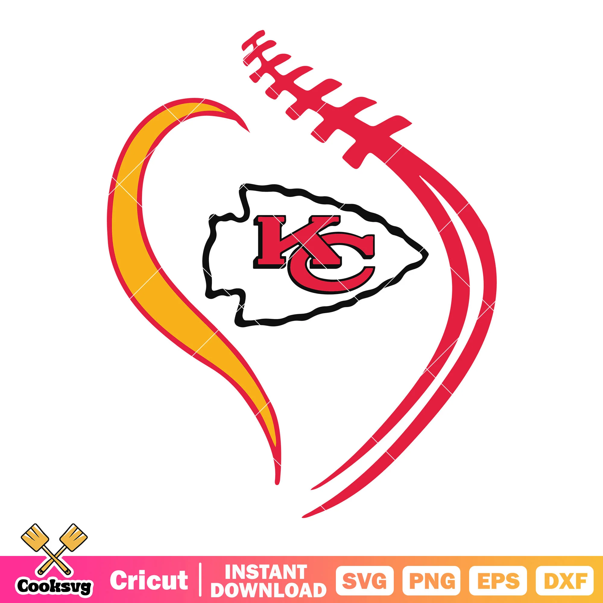NFL kansas city chiefs logo svg, kc chiefs svg, arrowhead svg