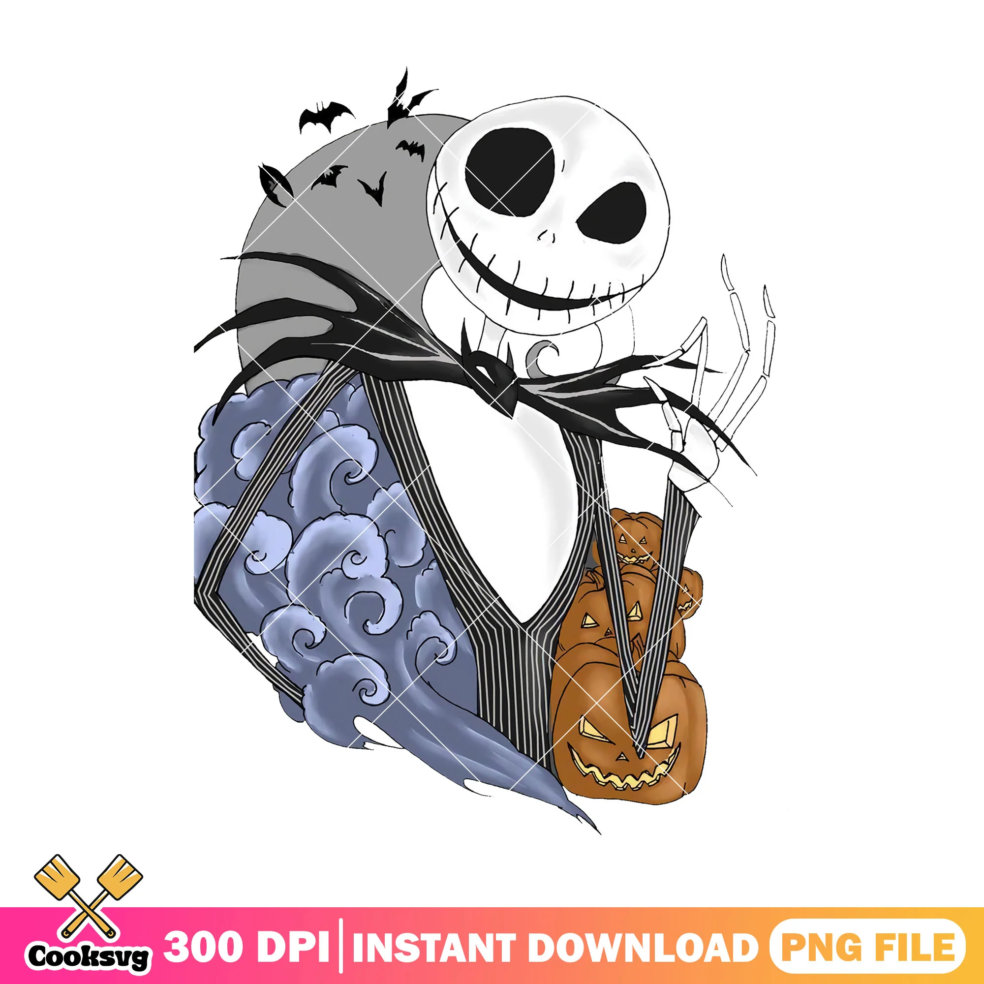 Nice jack design file png, halloween happy png, disney jack png