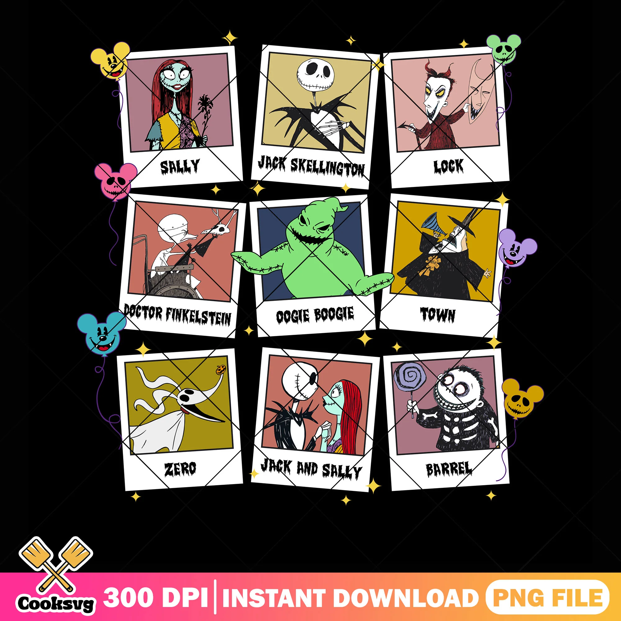 Nightmare before christmas png, dr finkelstein png, halloween night png