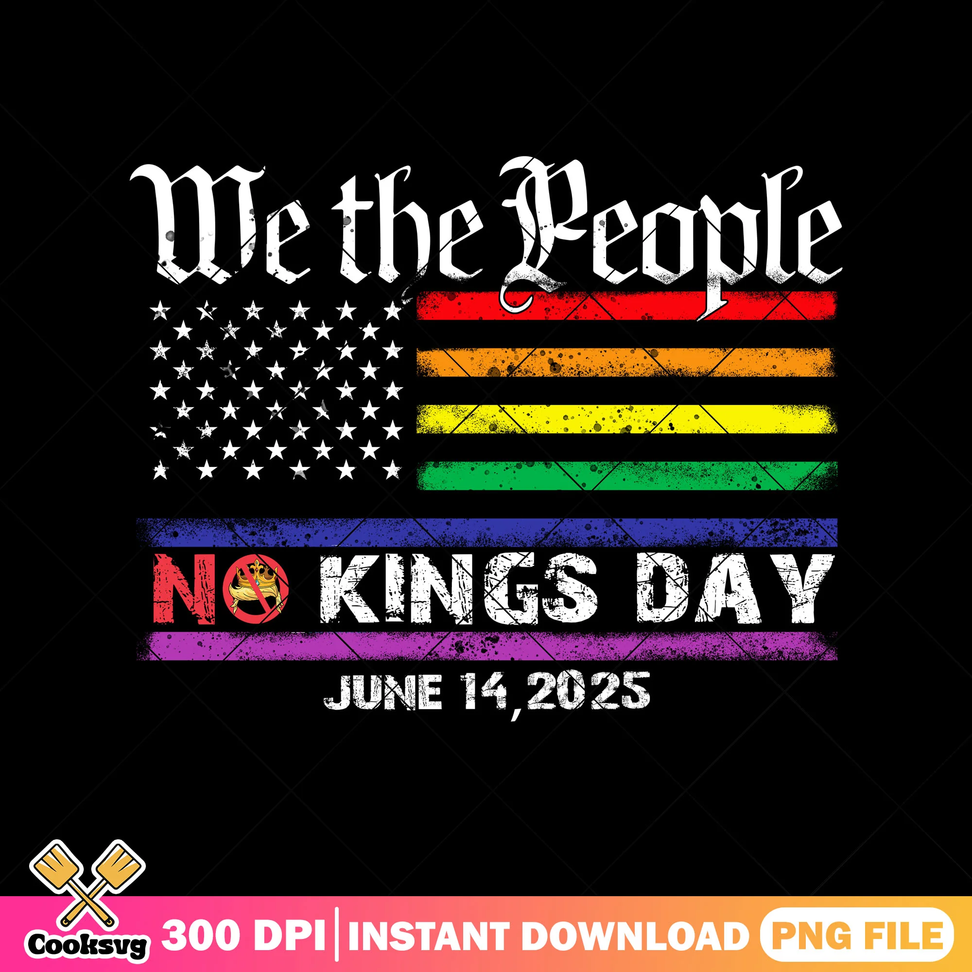 No kings day america june 14 png, no kings day png, no more kings png