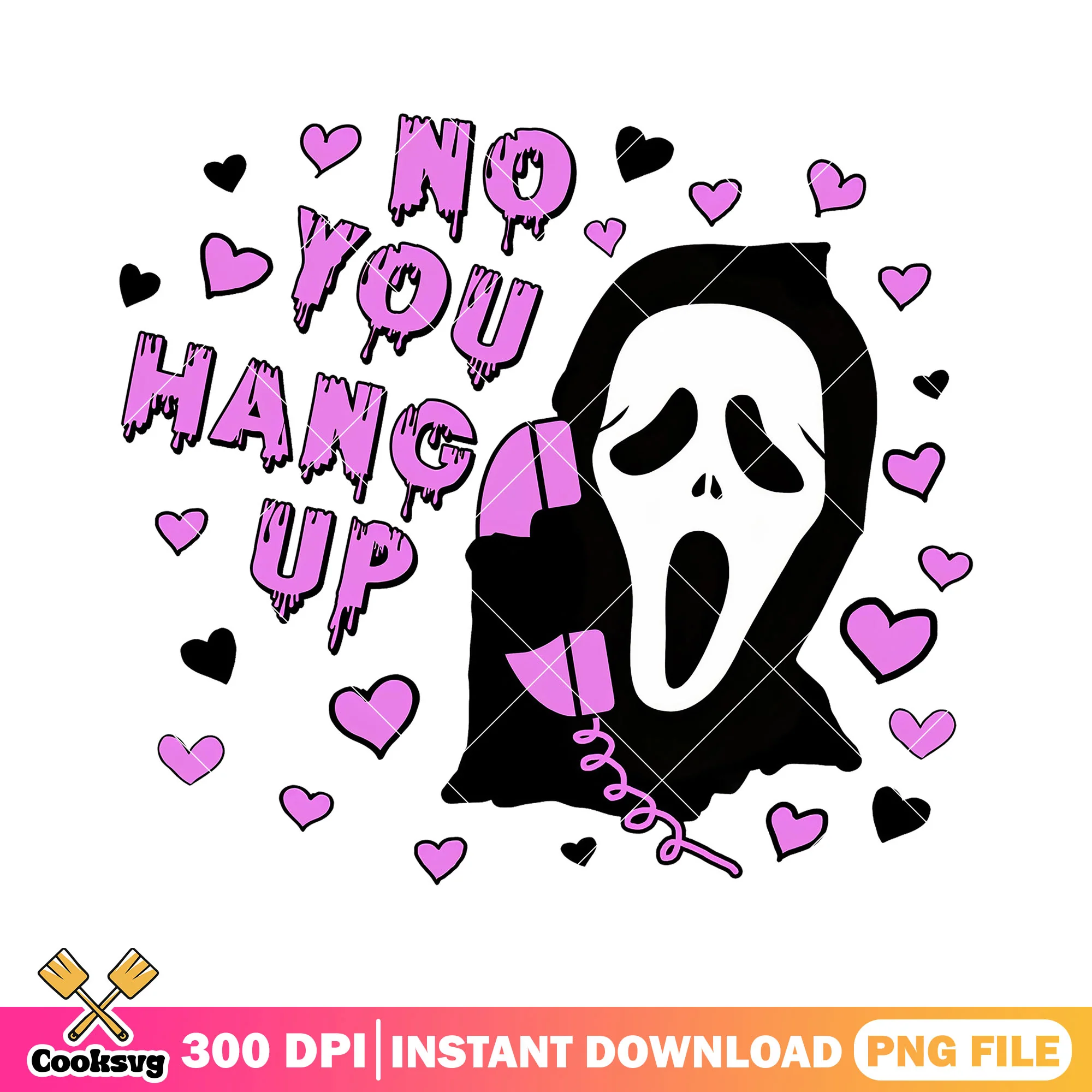 No you hang up design png, hallween custome png, halloween png