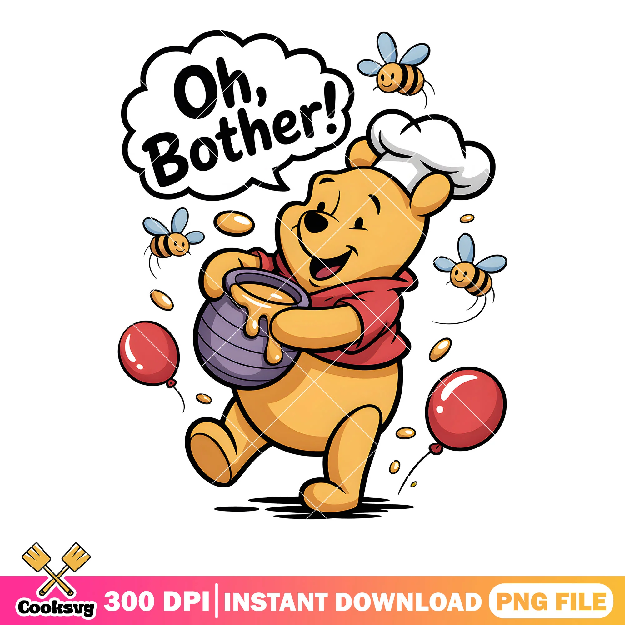 Oh bother pooh bear png, winnie pooh poster png, pooh poster png